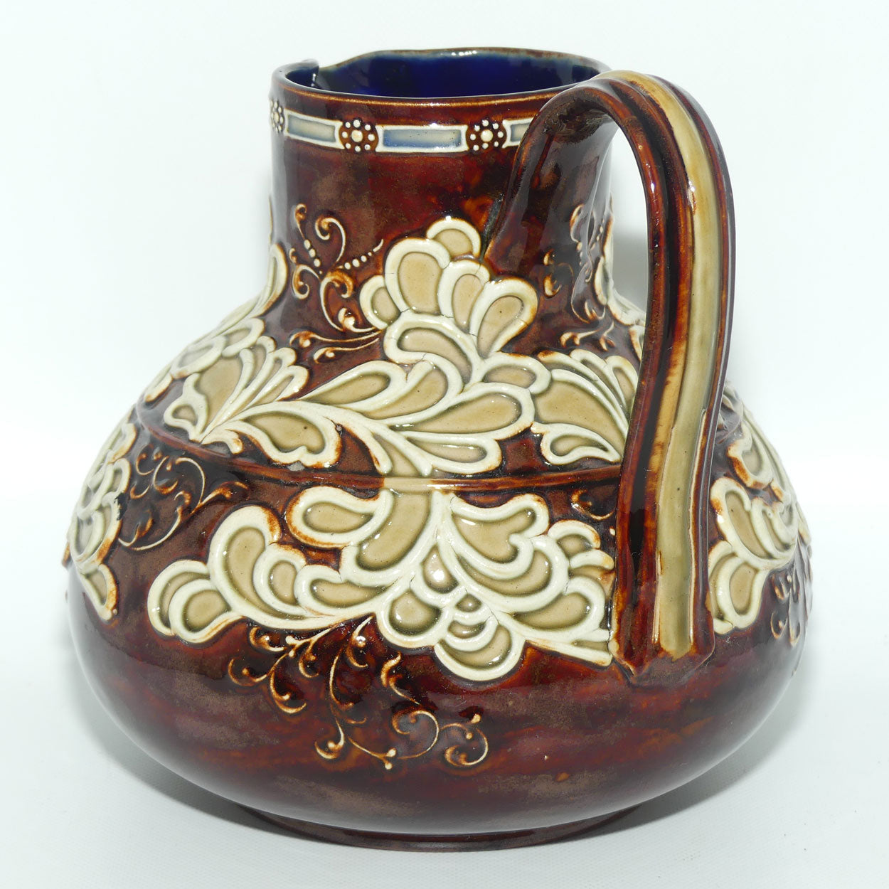 Doulton Lambeth Mark V Marshall decorated jug