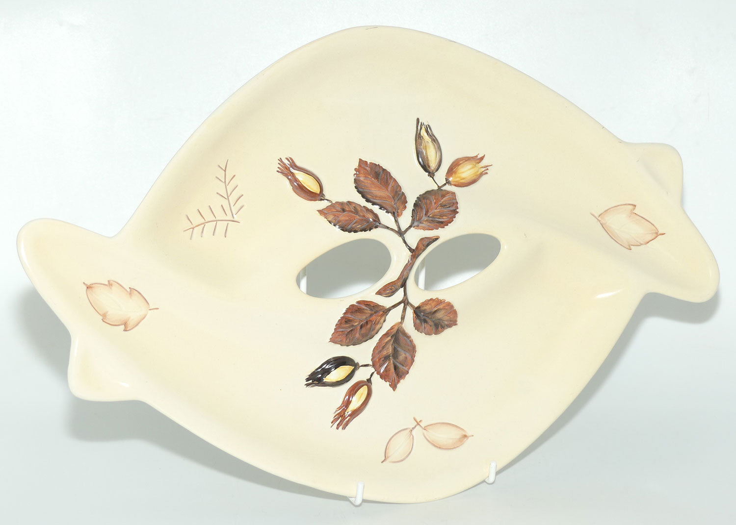 Carlton Ware Hazelnut pattern double boomerang dish | 43cm wide