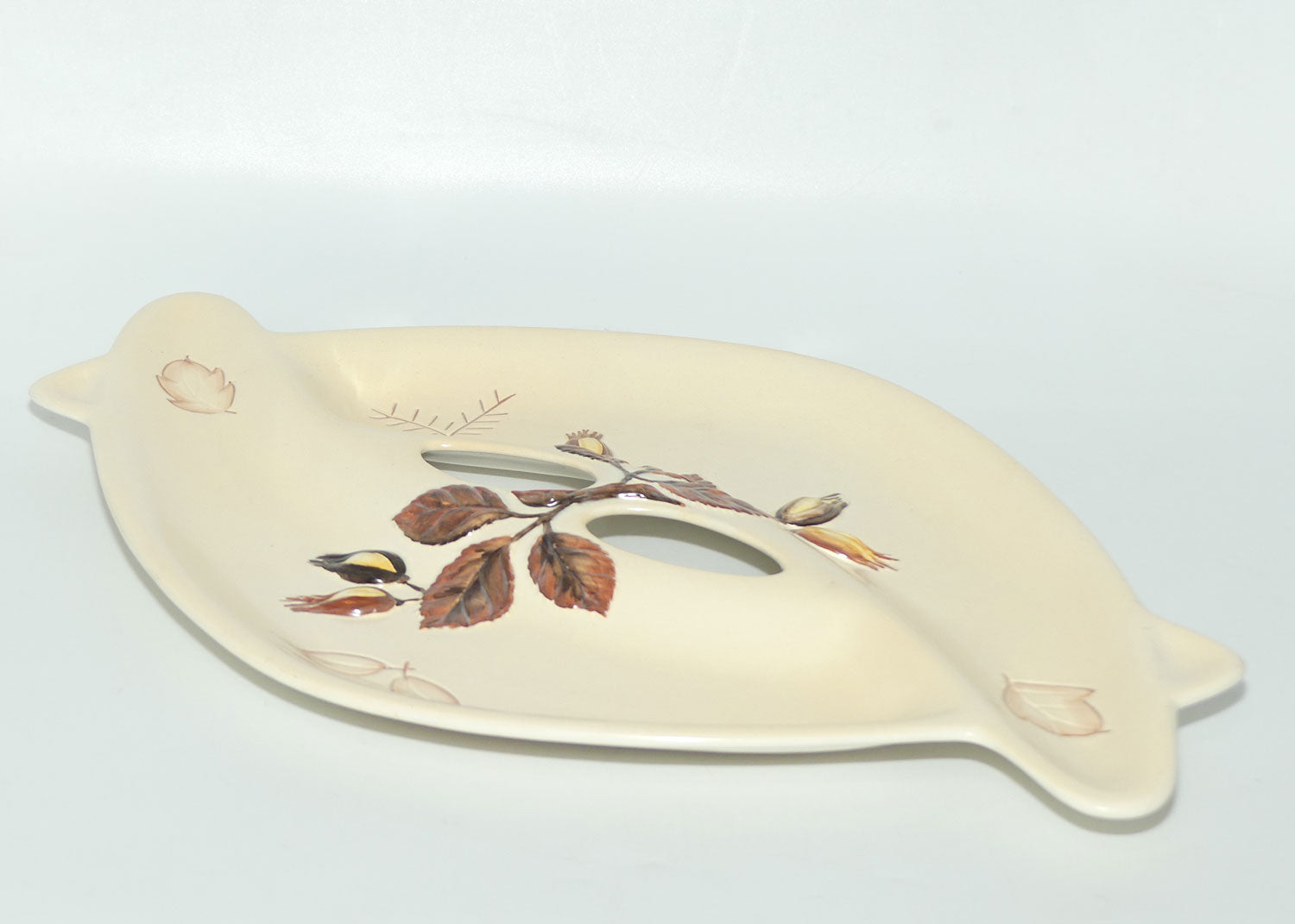 Carlton Ware Hazelnut pattern double boomerang dish | 43cm wide