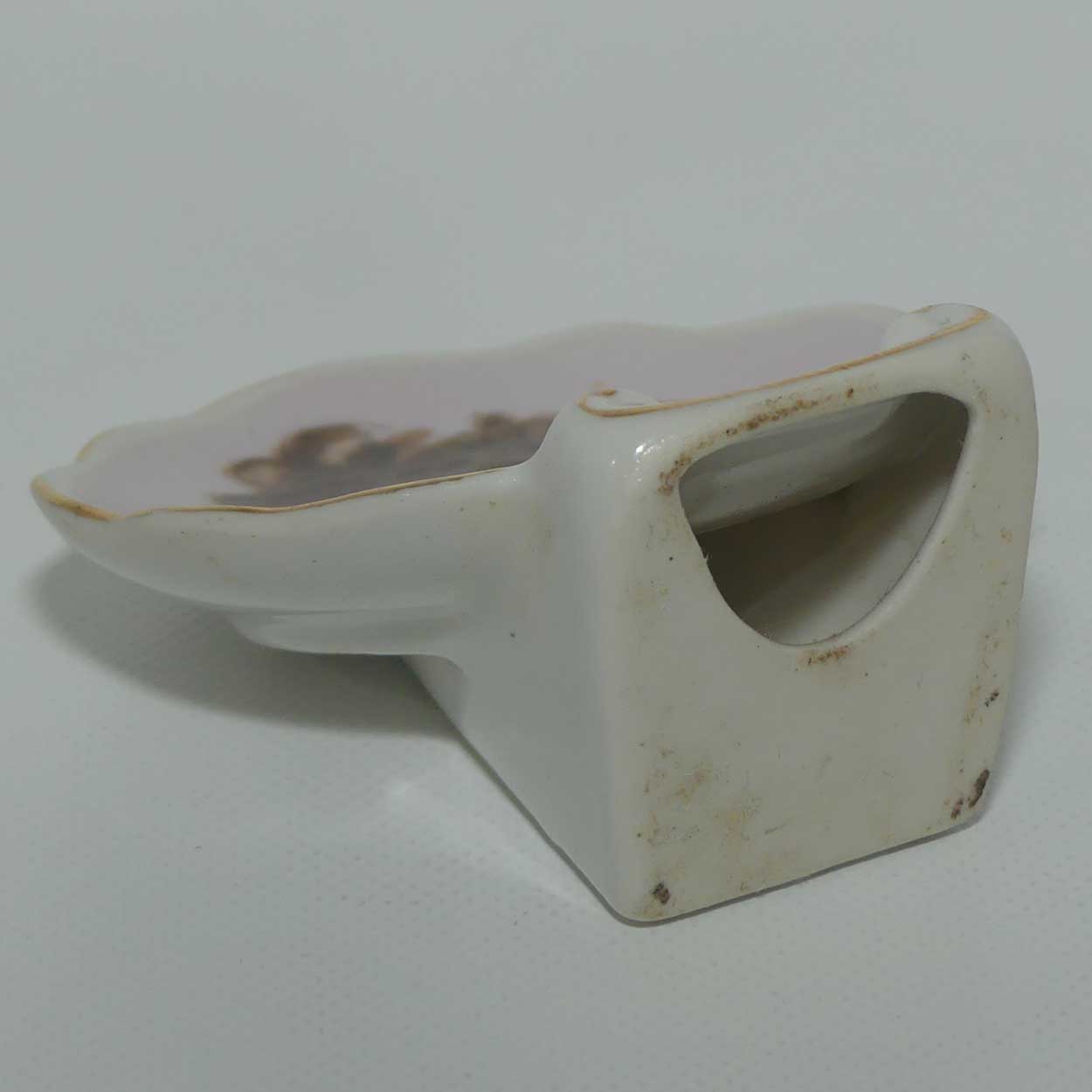 Brownie Downing Young Girl with Earring miniature plaque | Shell Pink