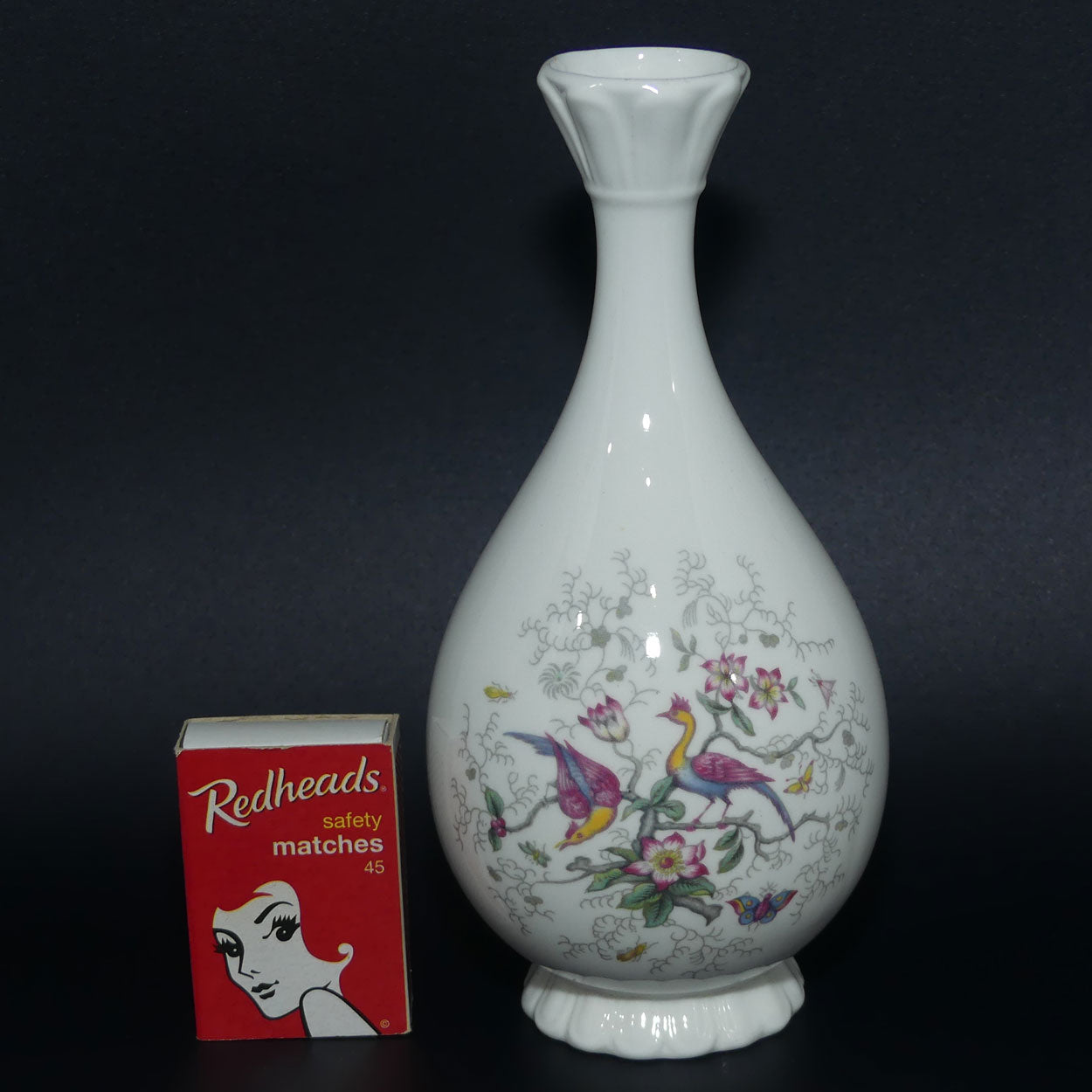 Coalport Bone China | Tulip Tree pattern | bud vase