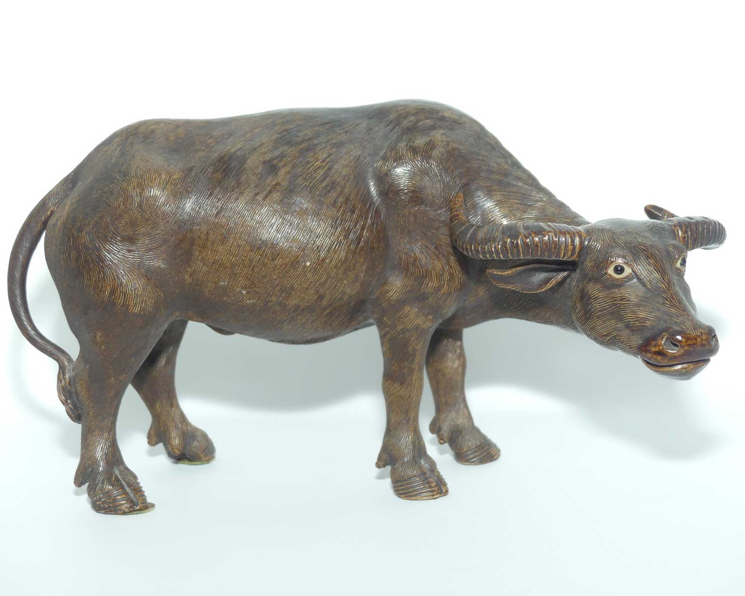 Mudman | Shiwan Pottery Water Buffalo figure | Standing