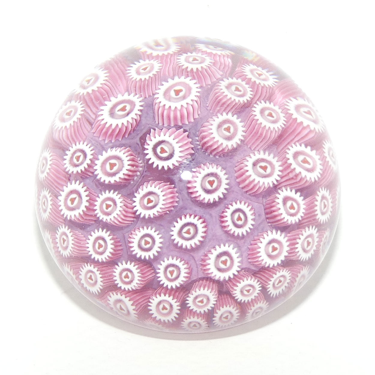 John Deacons Scotland Millefiori Bunch of Hearts Ultra Mini paperweight