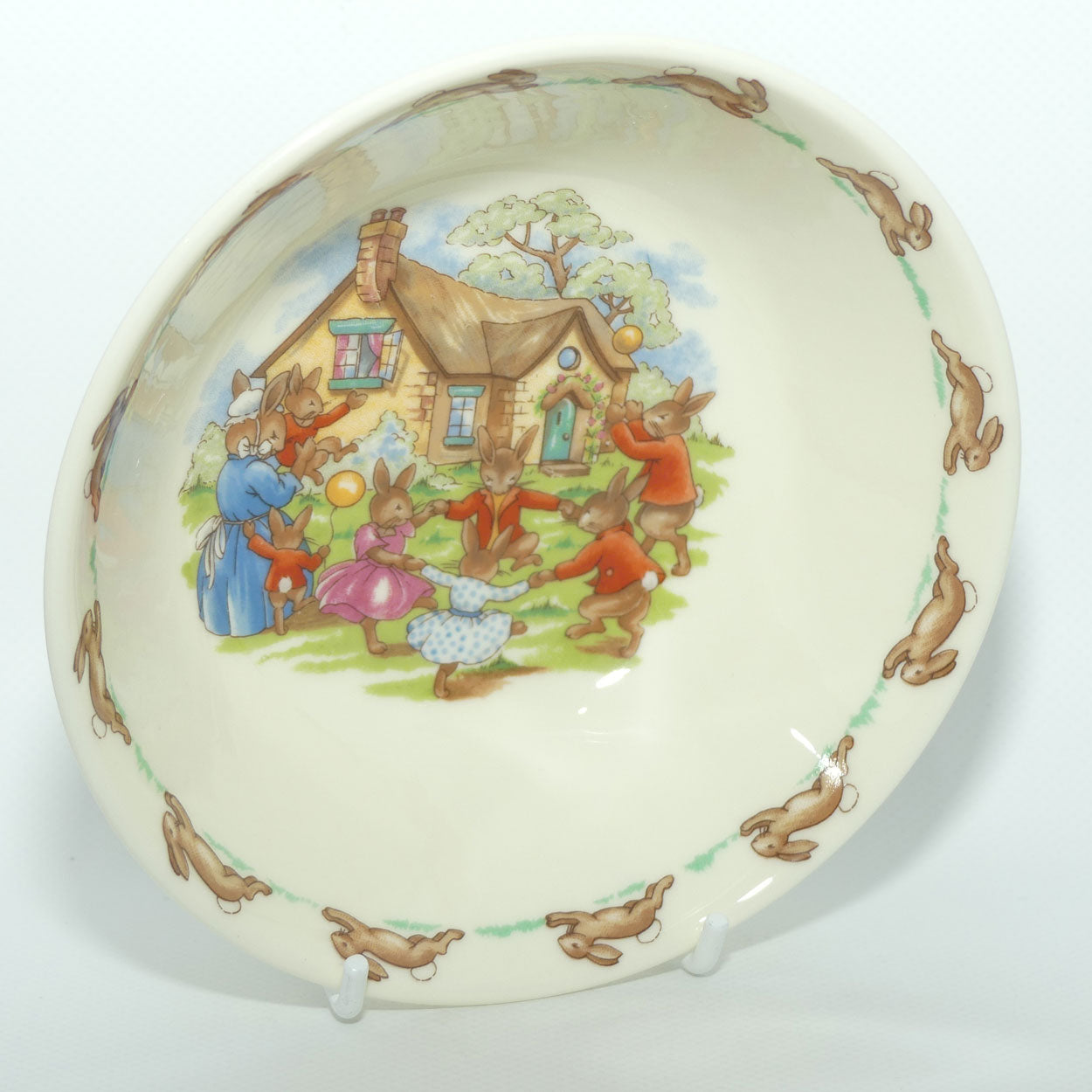 Royal Doulton Bunnykins Ring a Ring O'Roses cereal bowl | #2