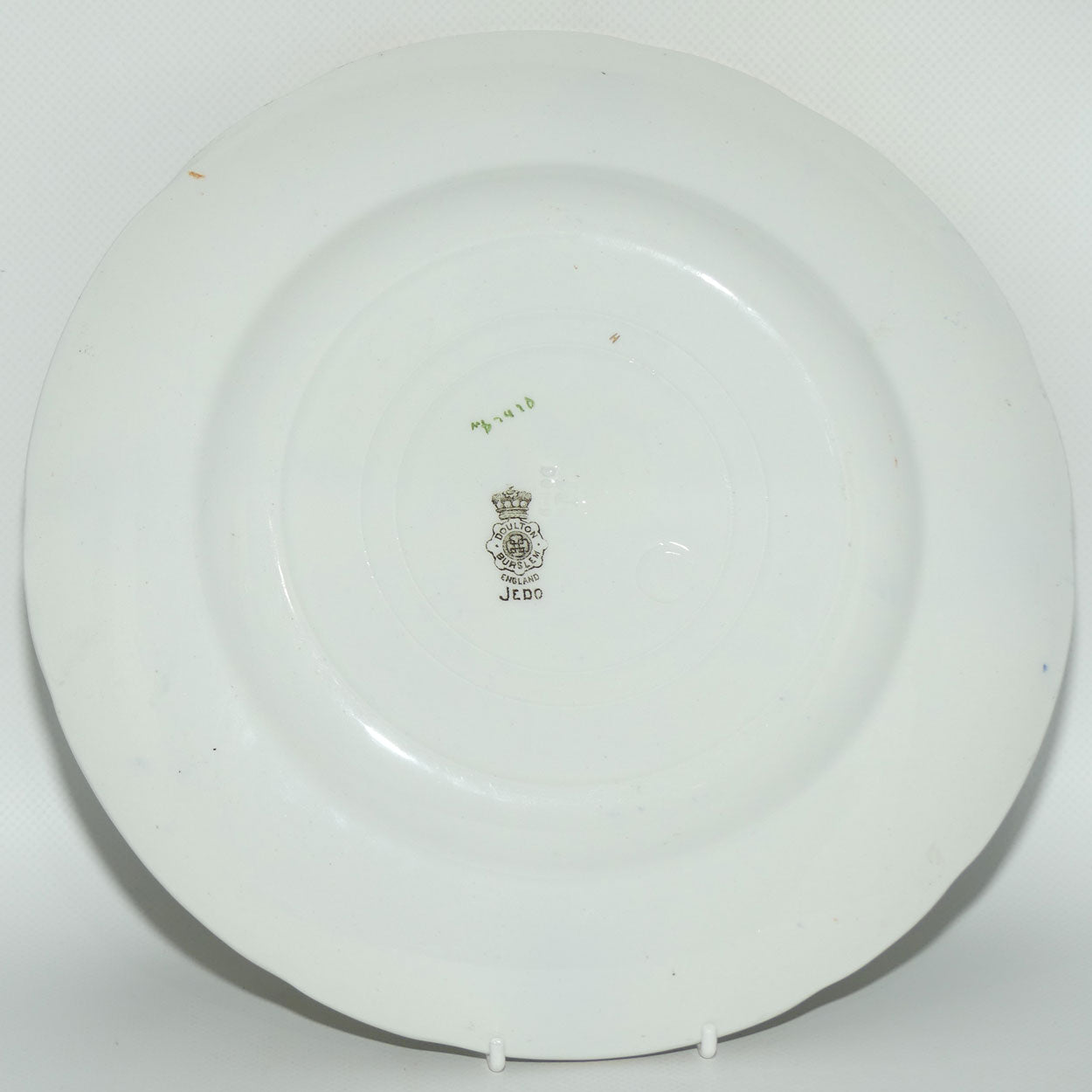 Doulton Burslem Isaac Walton Gallant Fishers Jedo border plate D2420 | #1 Brown Coat