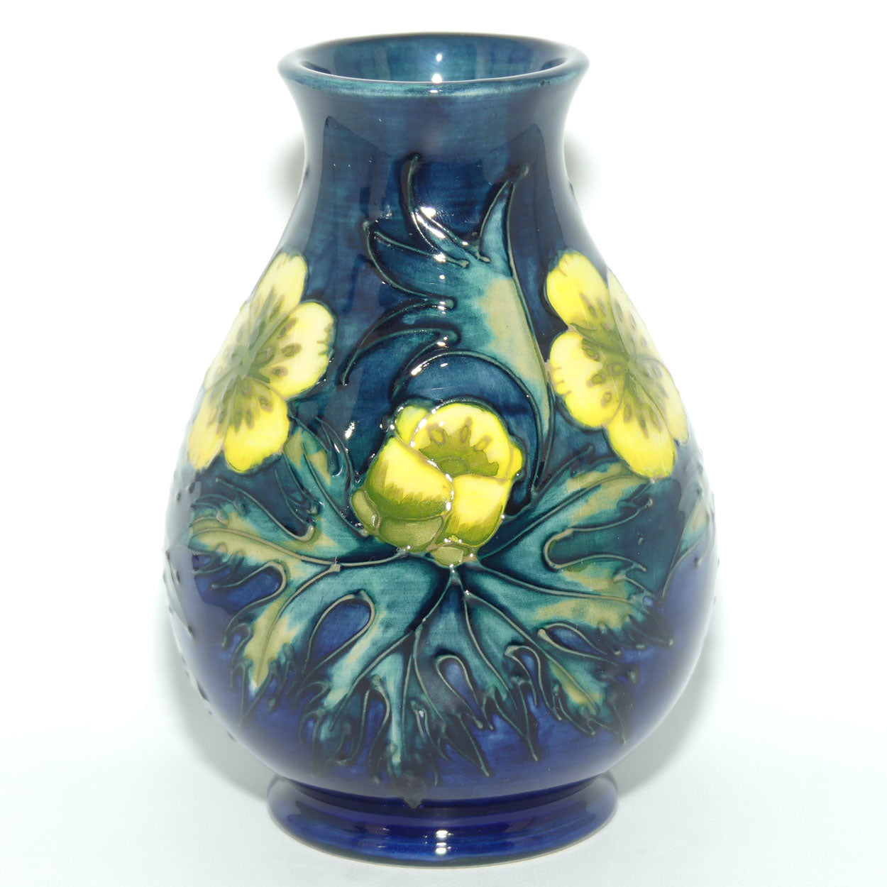 Moorcroft Buttercup 7/5 vase | signed J Moorcroft
