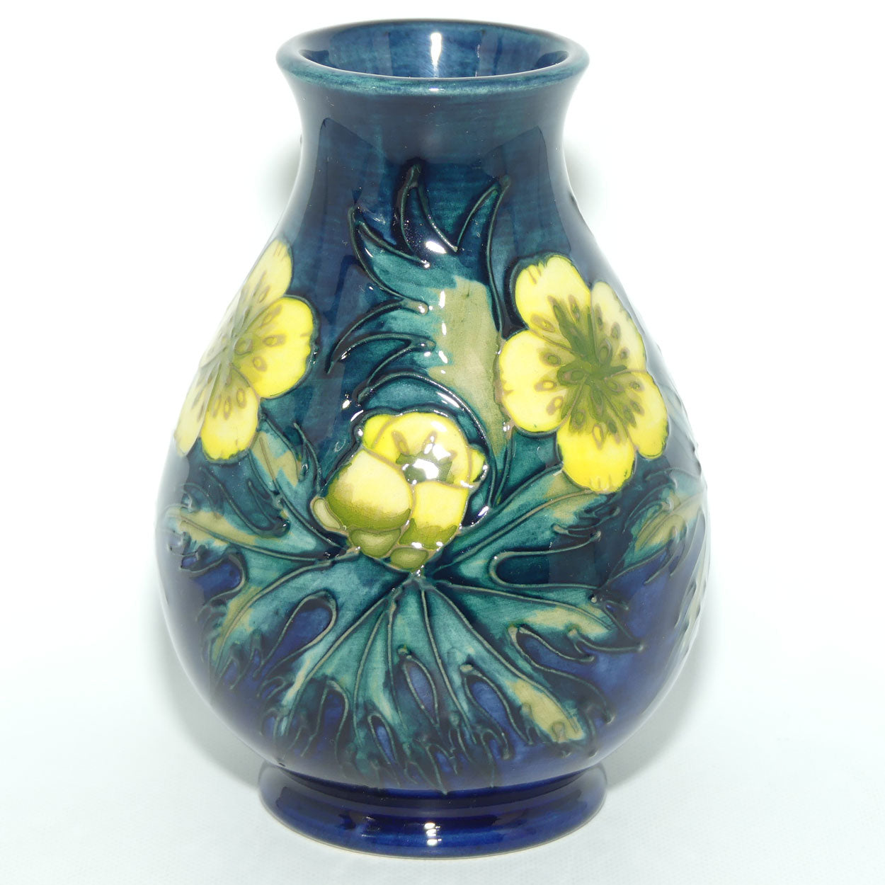 Moorcroft Buttercup 7/5 vase | signed J Moorcroft