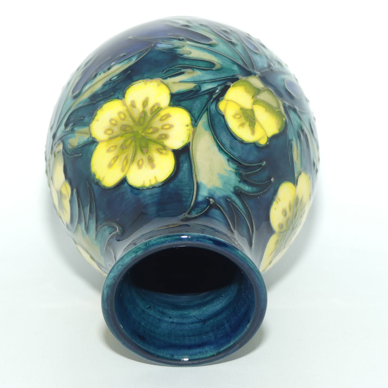 Moorcroft Buttercup 7/5 vase | signed J Moorcroft