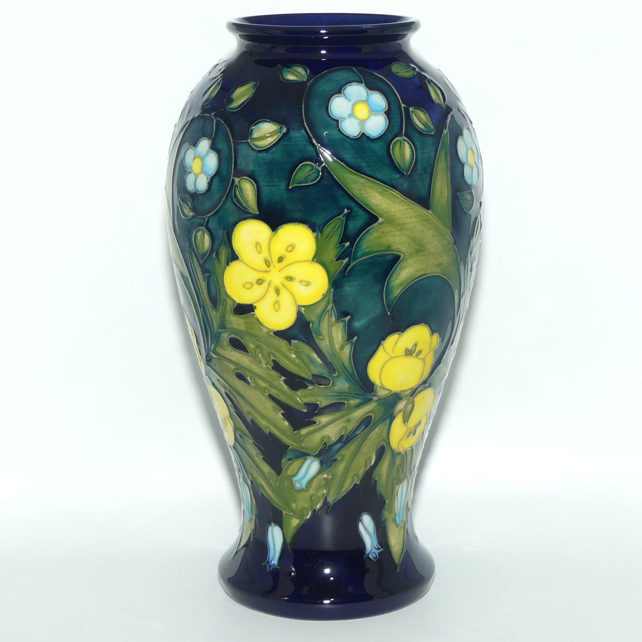 Moorcroft Buttercup 46/10 vase | signed J Moorcroft
