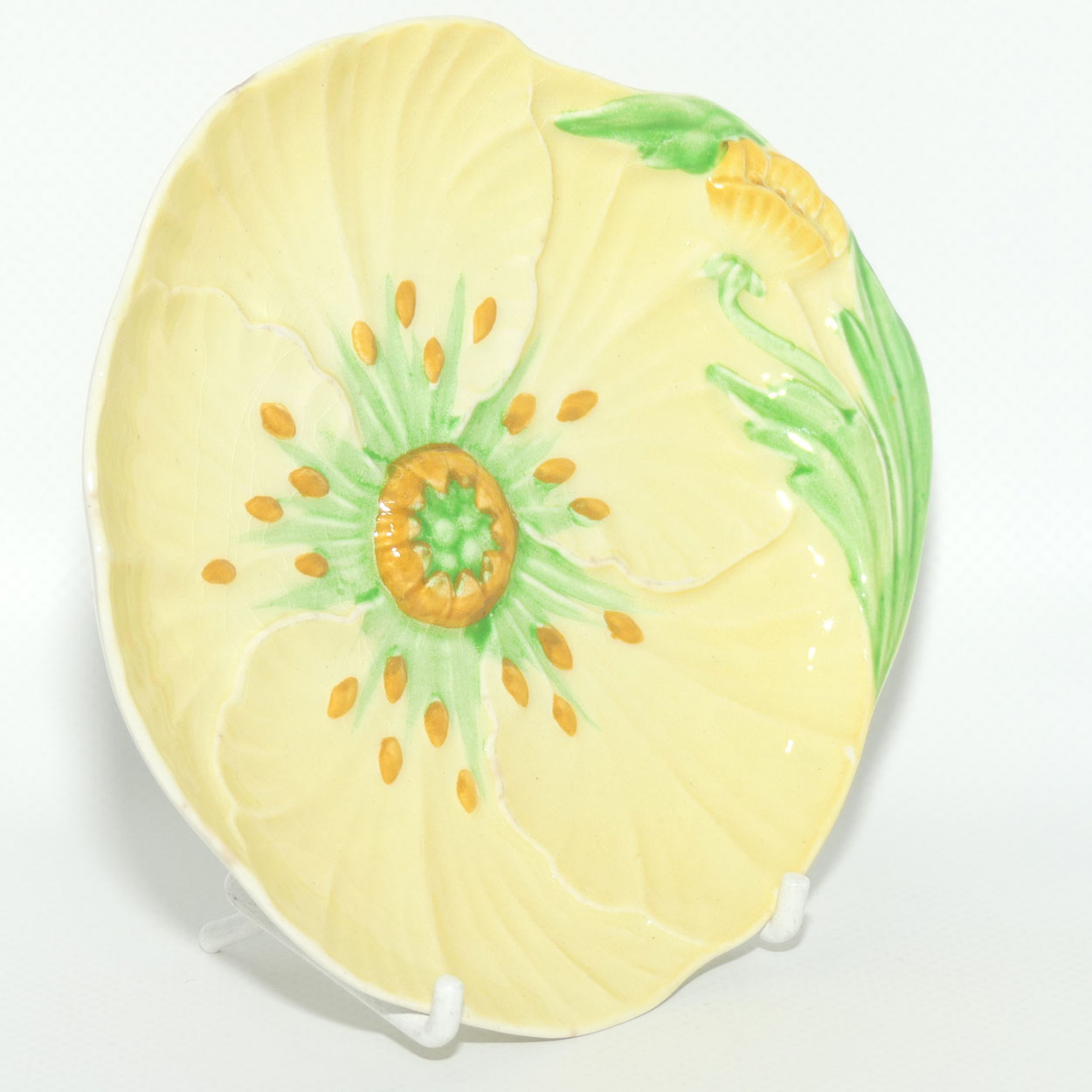 Carlton Ware Buttercup pattern small dish | 14cm wide | Yellow