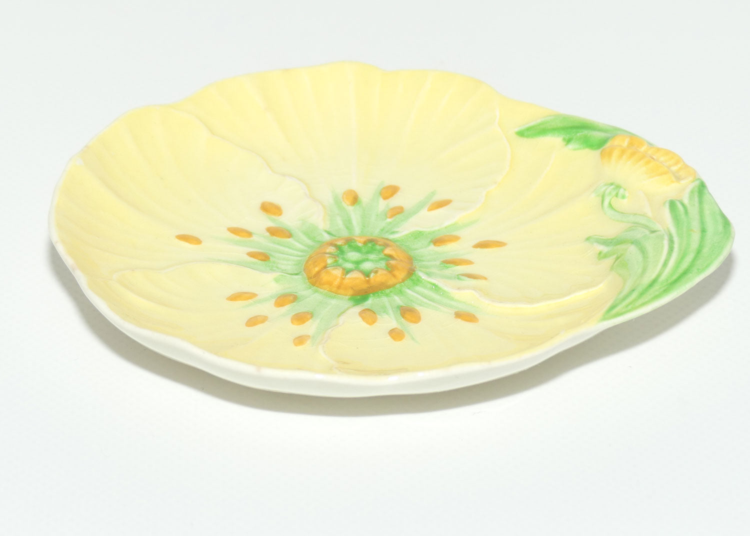 Carlton Ware Buttercup pattern small dish | 14cm wide | Yellow