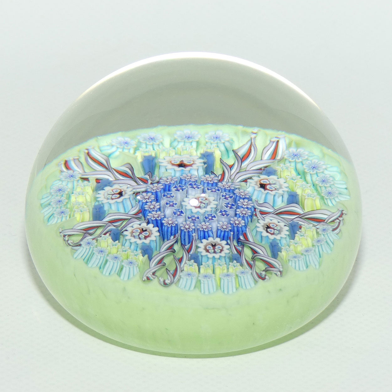 John Deacons Scotland Butterfly Double Spoke Magnum Paperweight | Light Green |
