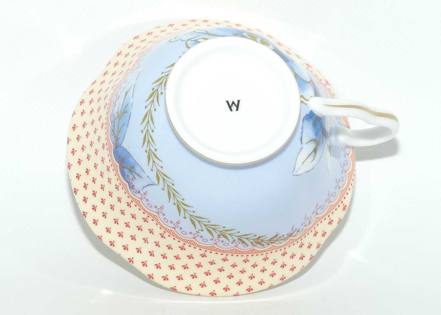 Wedgwood Bone China Butterfly Bloom | Blue | cup and saucer | boxed