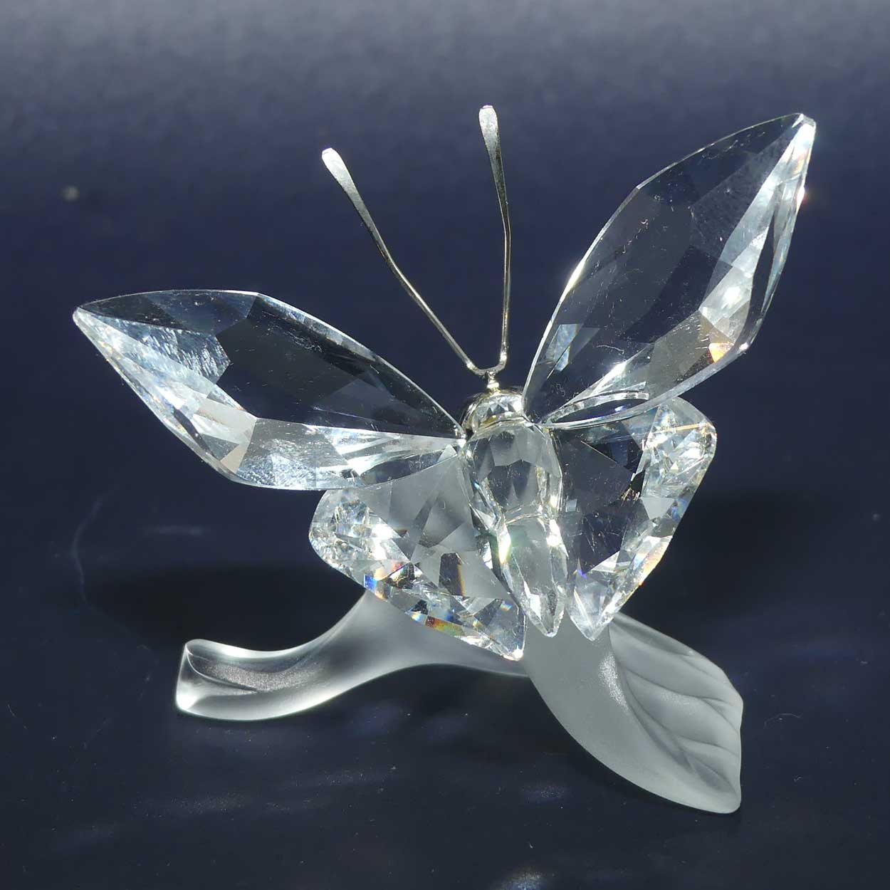 Swarovski Crystal #182920 | Butterfly on Leaf | no box