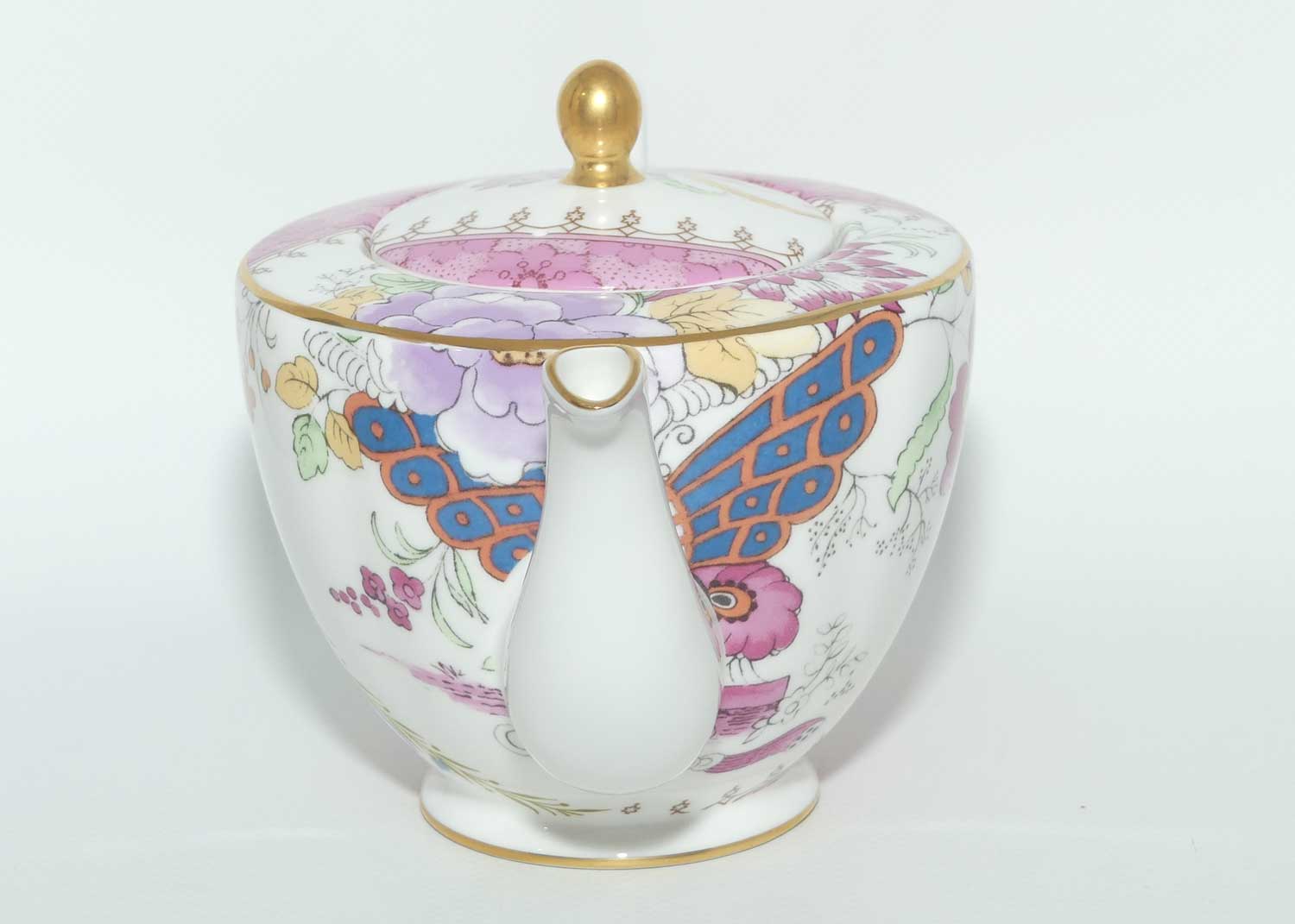 Wedgwood Bone China Butterfly Bloom | Pink | Tea Pot 375ml | boxed