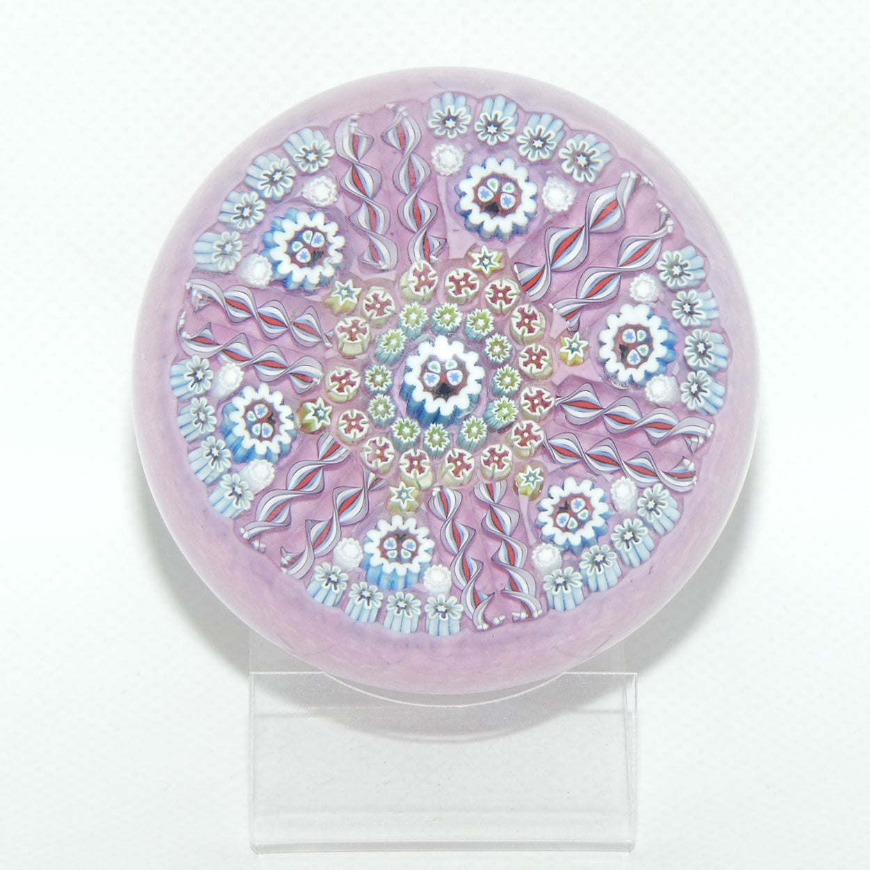 John Deacons Scotland Butterfly Double Spoke Magnum Paperweight | Pink |