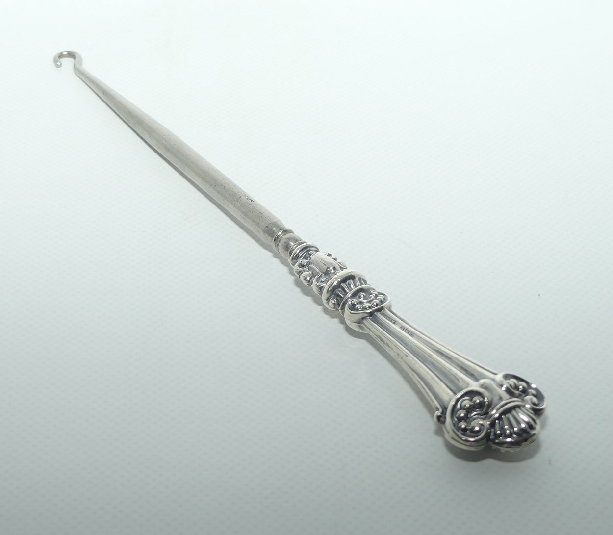 Sterling Silver Ladies Button or Corset hook | Birmingham 1913