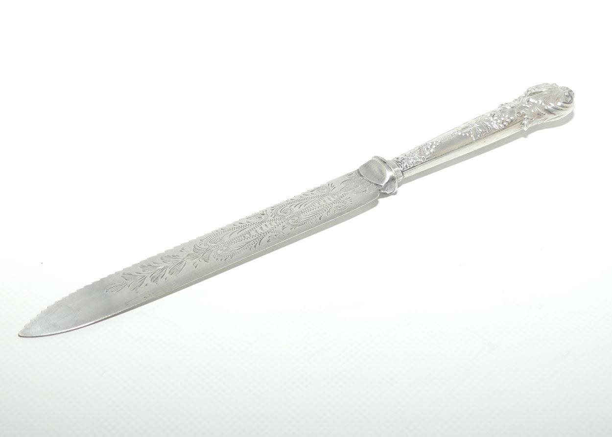 Sterling Silver handle cake knife | Sheffield 1902
