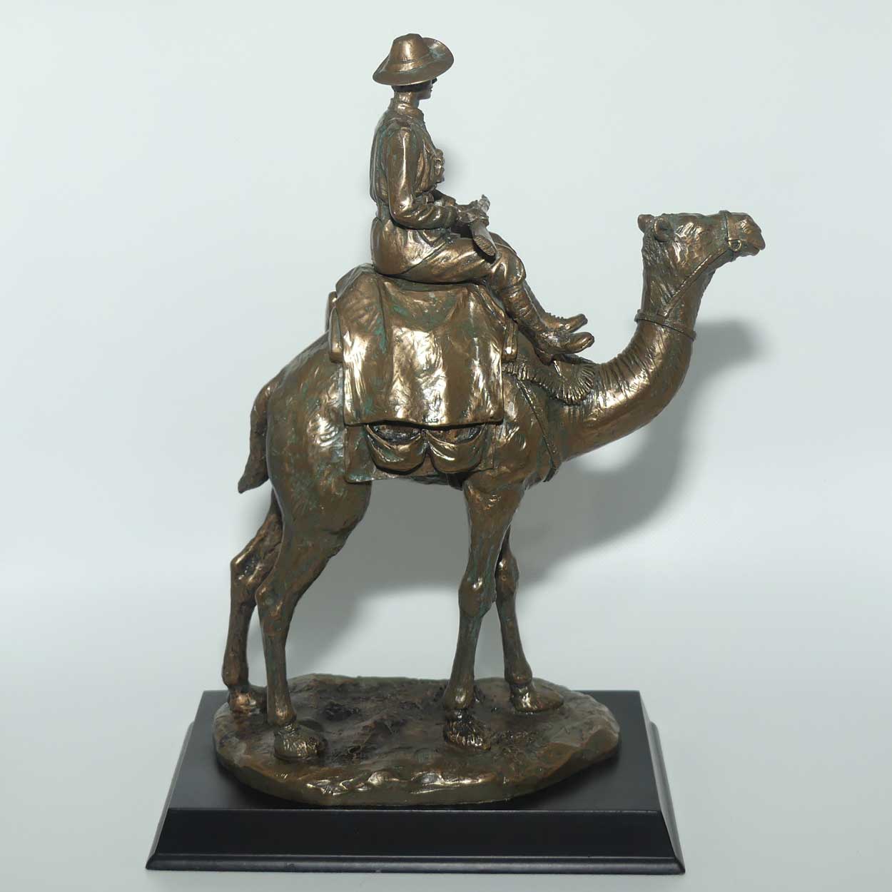 Cold Cast Bronze Silent Soldiers Camel Corps figure | Ltd Ed