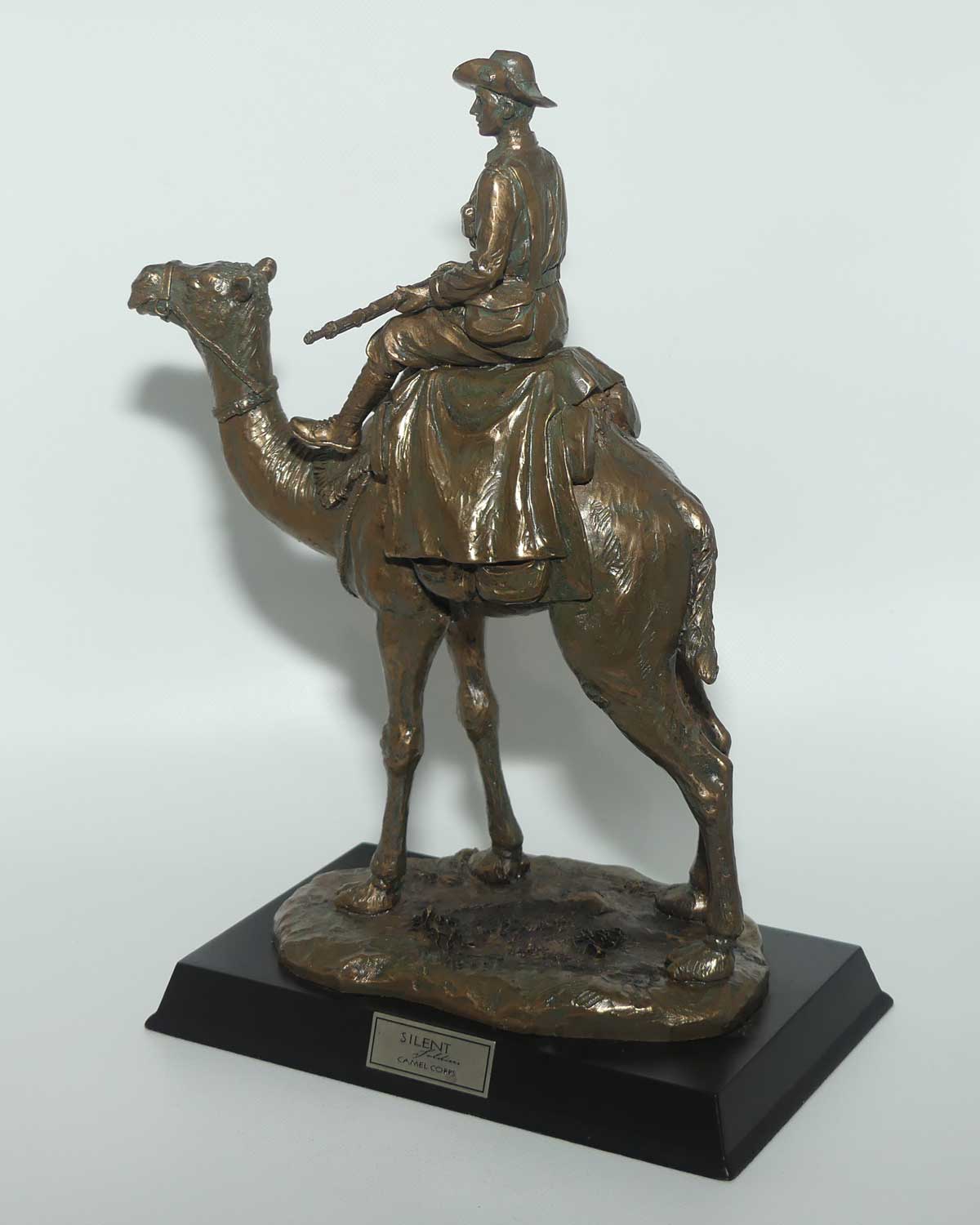Cold Cast Bronze Silent Soldiers Camel Corps figure | Ltd Ed