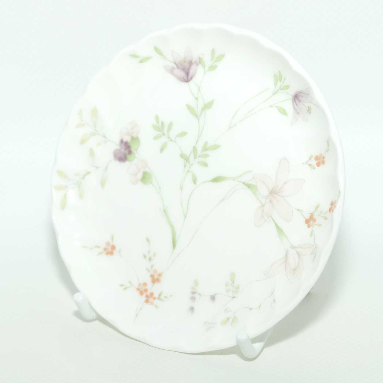 Wedgwood Bone China England Campion pattern coaster or biscuit dish | boxed