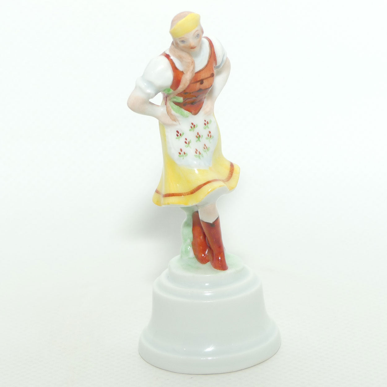 Herend Hungary figural candle snuffer 5595 | Traditional Dancer