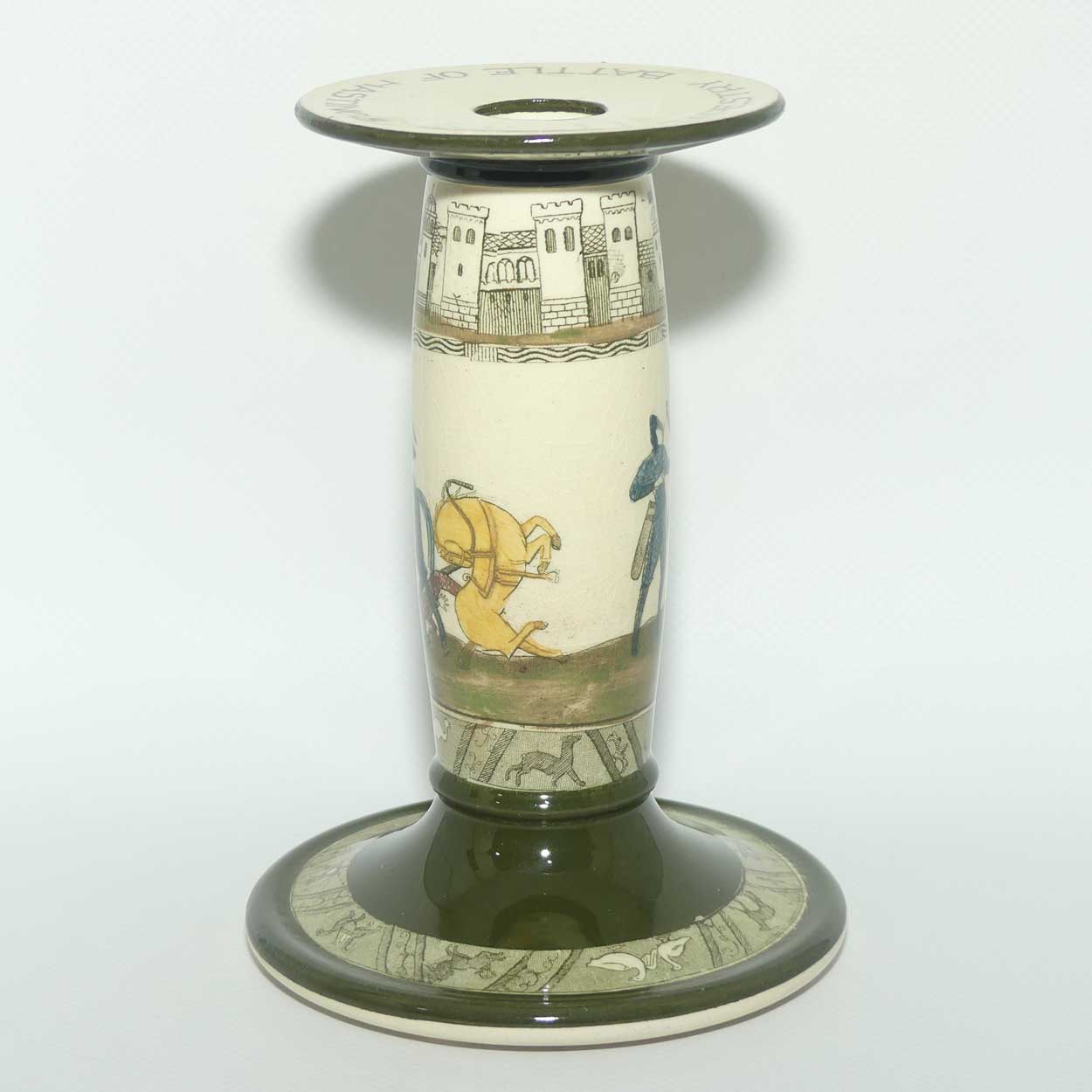 Royal Doulton Bayeux Tapestry Shape 7227 Candlestick