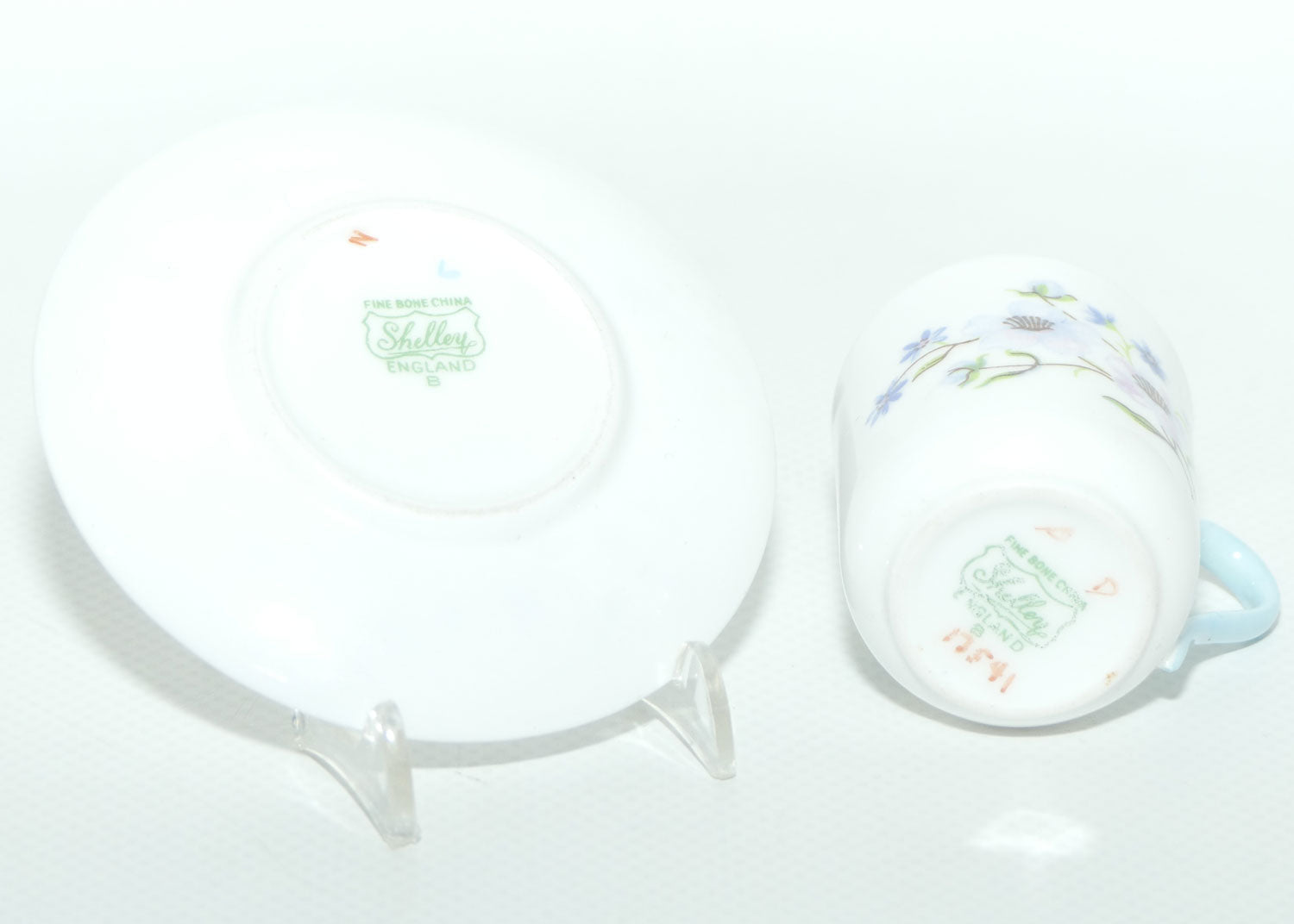 Shelley Canterbury shape miniature Blue Rock duo | 13541 | #1