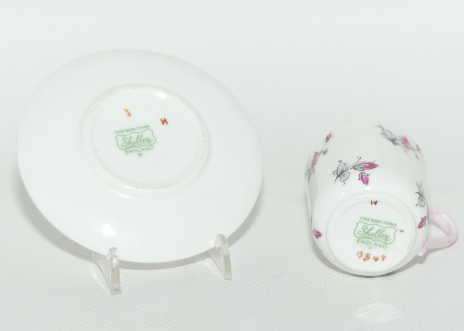 Shelley Canterbury shape miniature Pink Charm floral duo | #2
