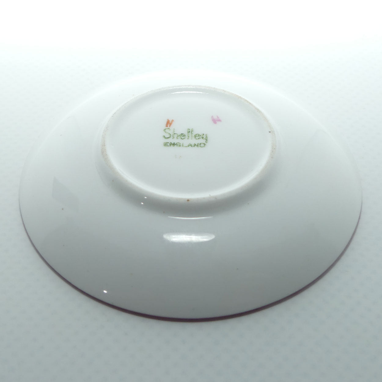 Shelley China Canterbury shape miniature Pink floral duo