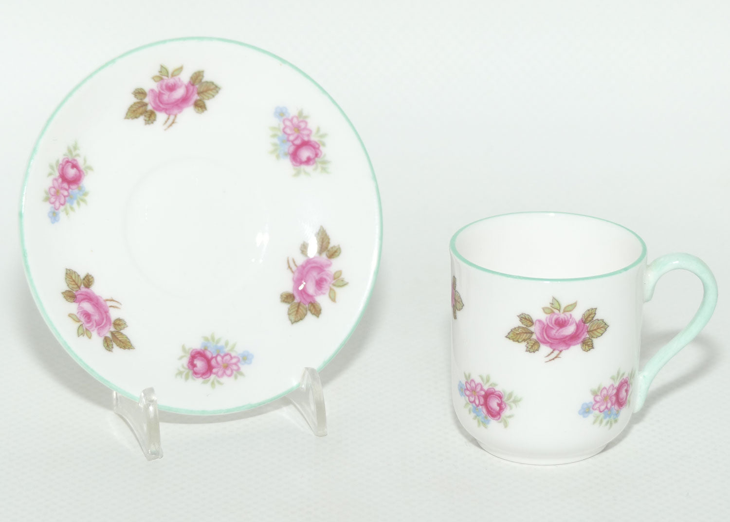 Shelley Canterbury shape miniature Rosebud duo