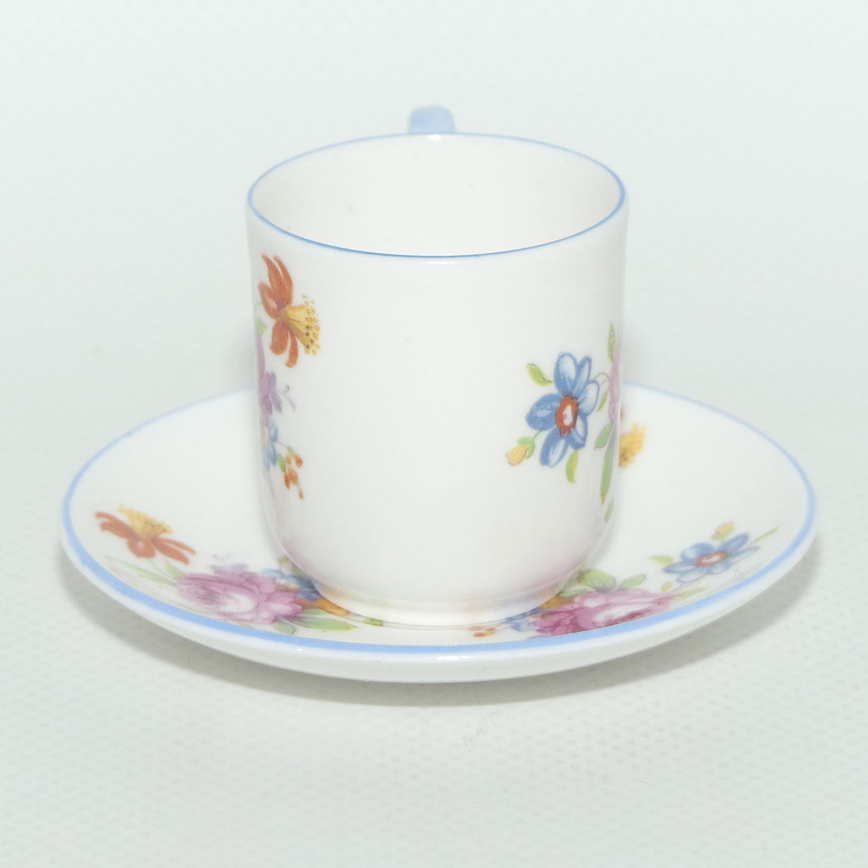 Shelley Canterbury shape miniature Universal Rose duo