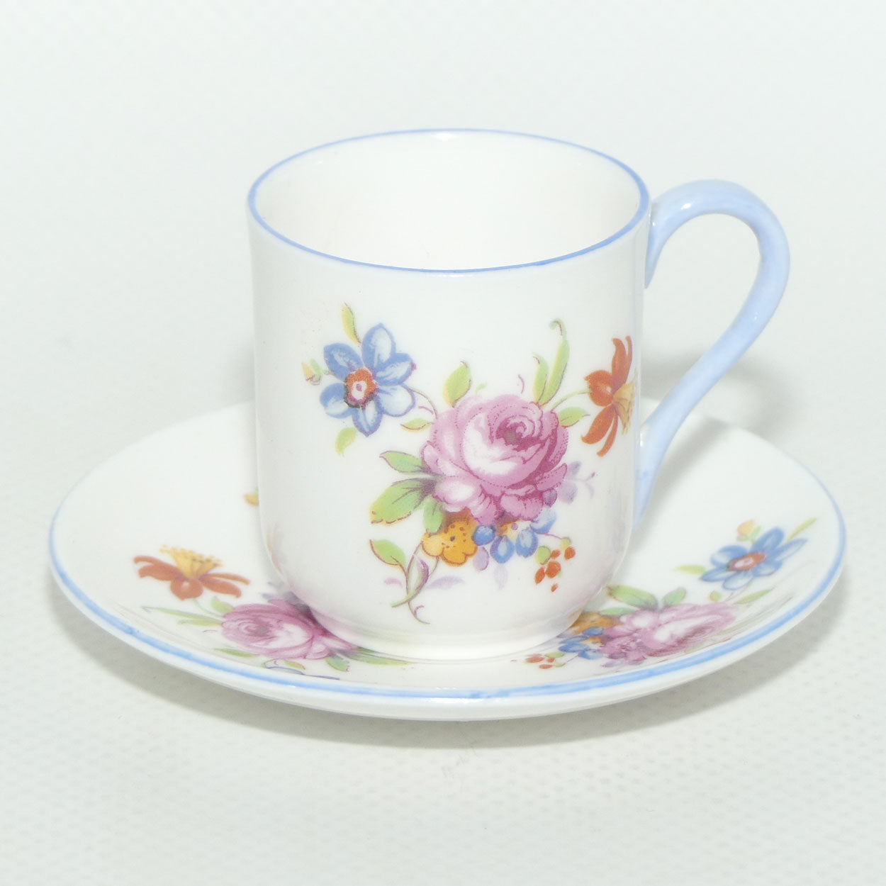 Shelley Canterbury shape miniature Universal Rose duo | #2