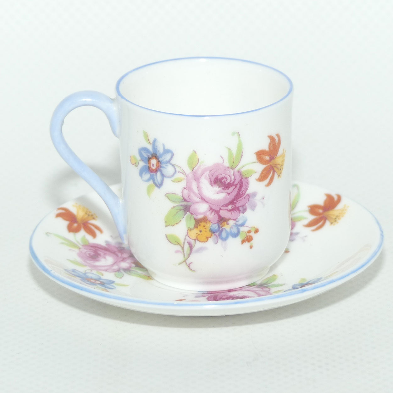 Shelley Canterbury shape miniature Universal Rose duo | #2