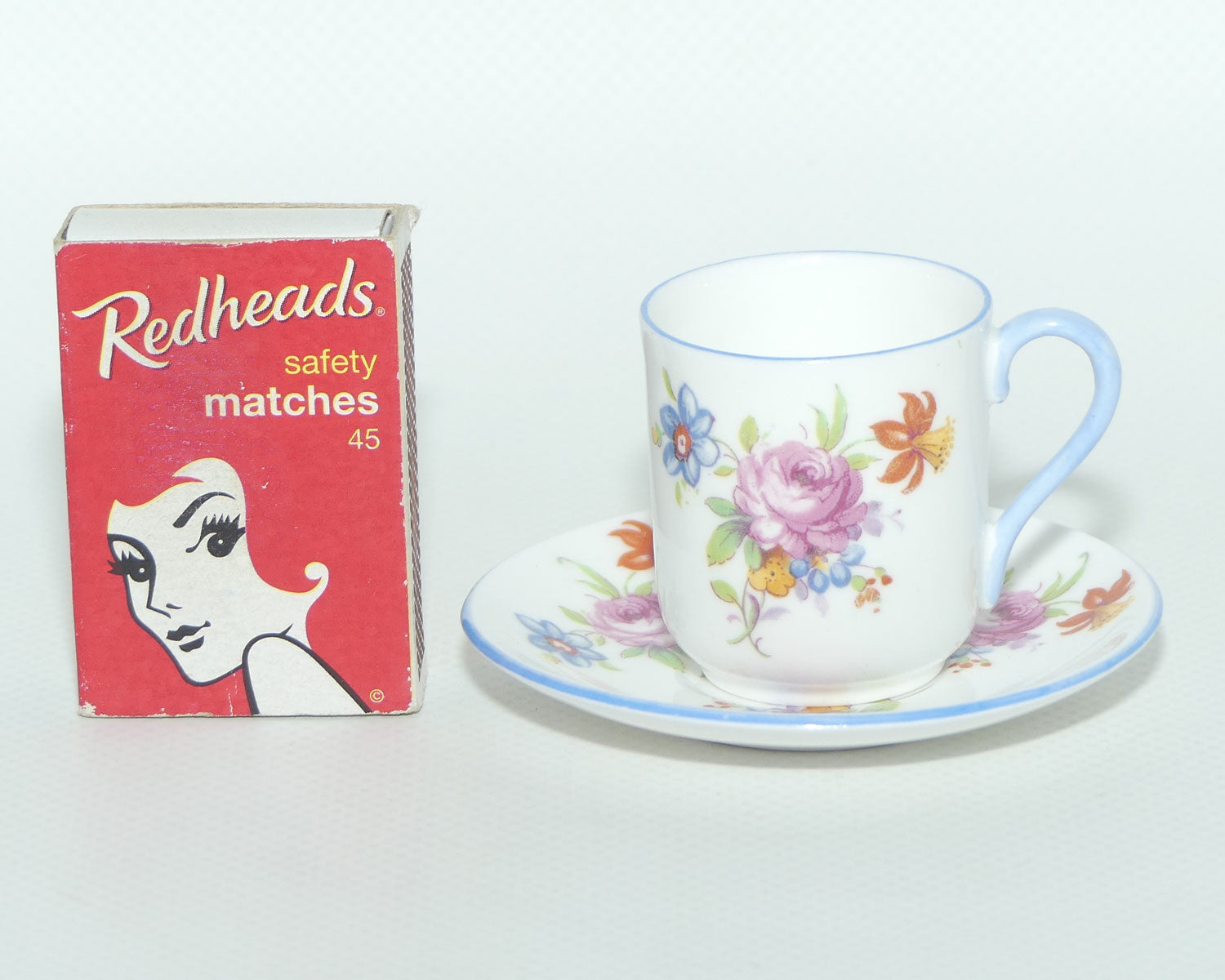 Shelley Canterbury shape miniature Universal Rose duo | #3