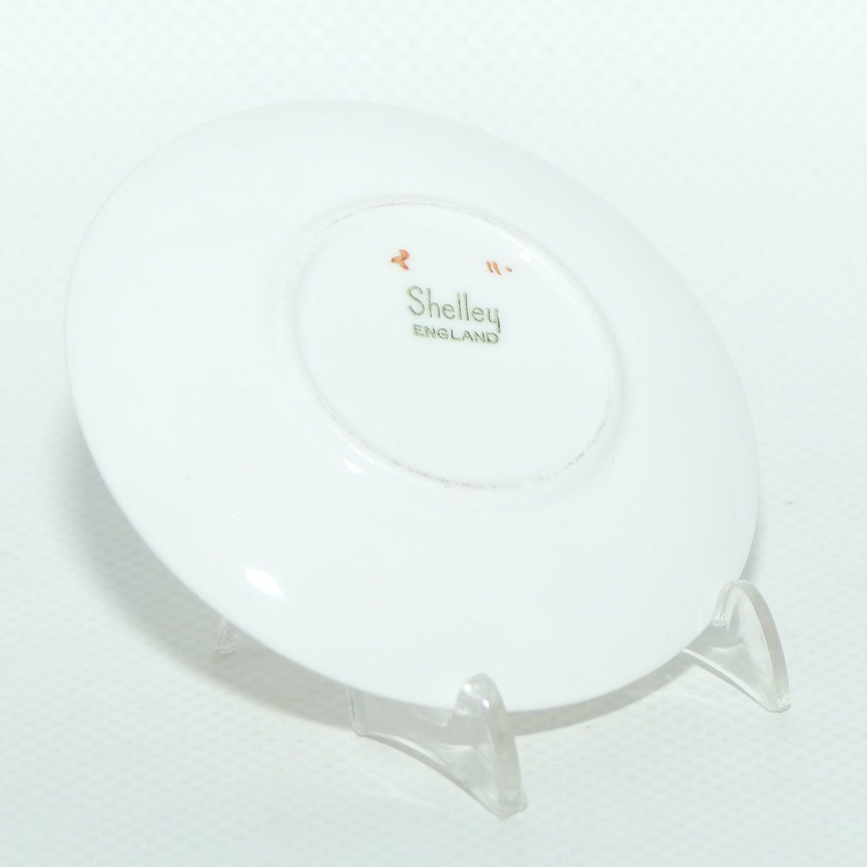 Shelley Canterbury shape miniature Yutoi duo | #4 | Straight Line Backstamp