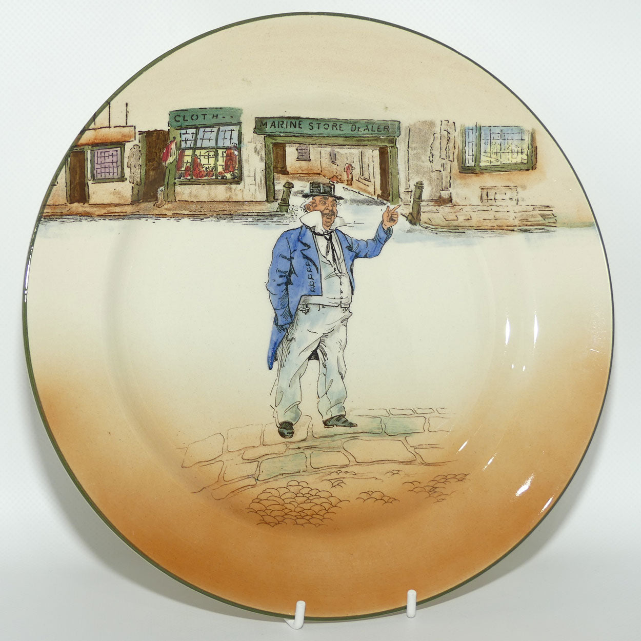 Royal Doulton Dickensware Capn Cuttle plate D2973