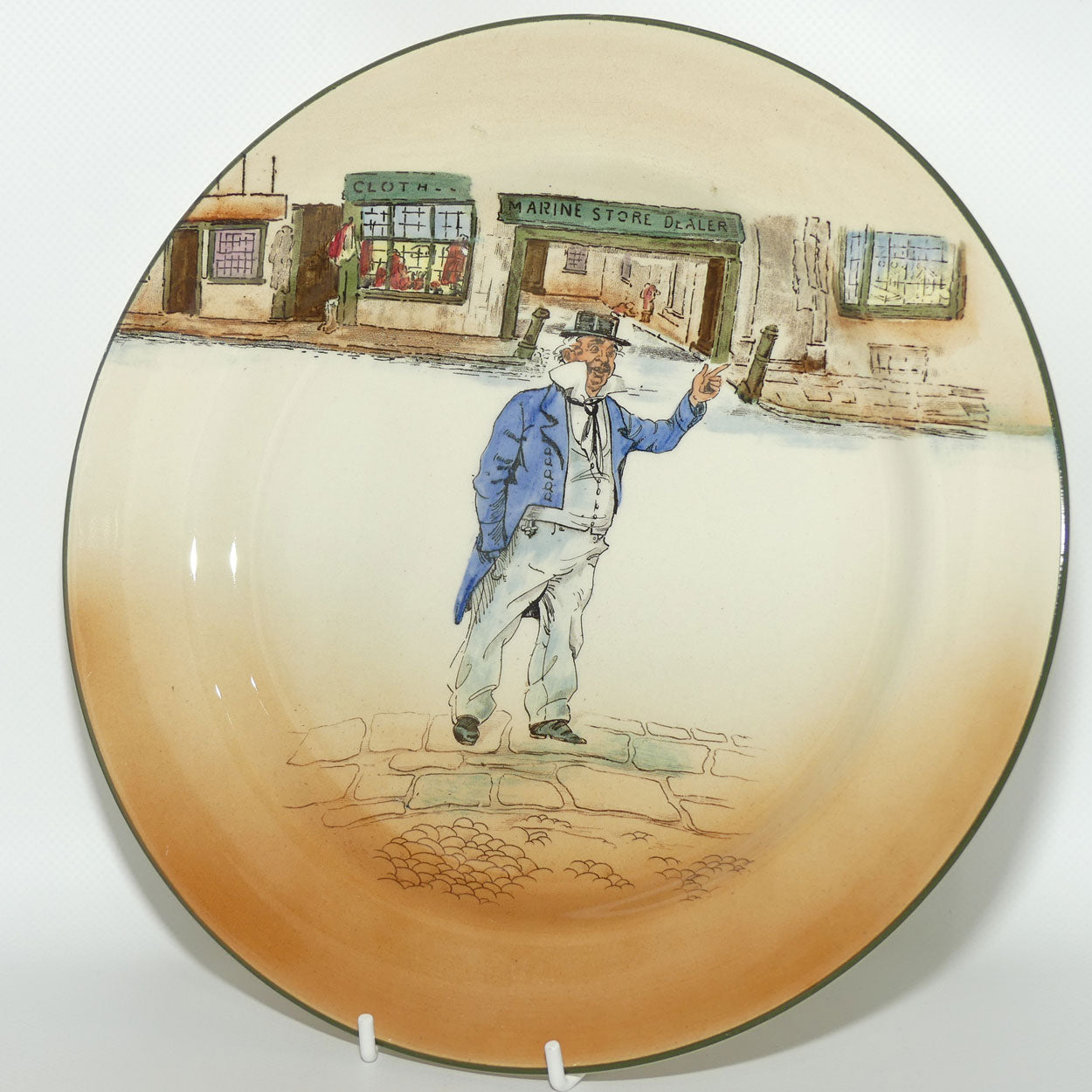 Royal Doulton Dickensware Capn Cuttle plate D2973