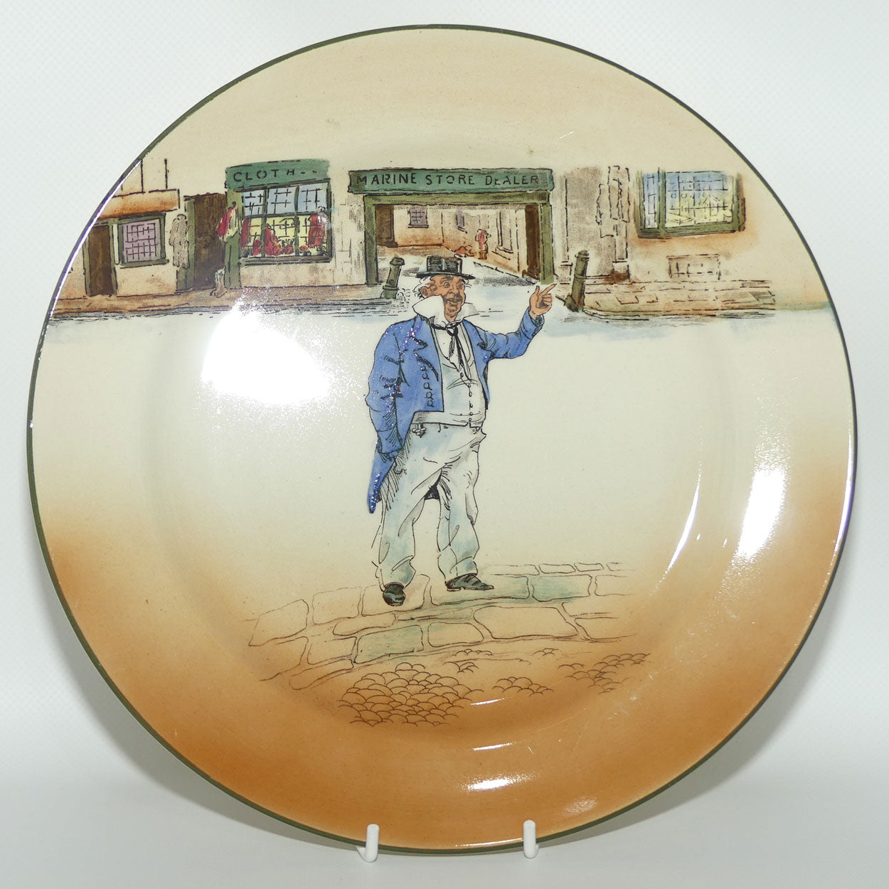 Royal Doulton Dickensware Capn Cuttle plate D2973