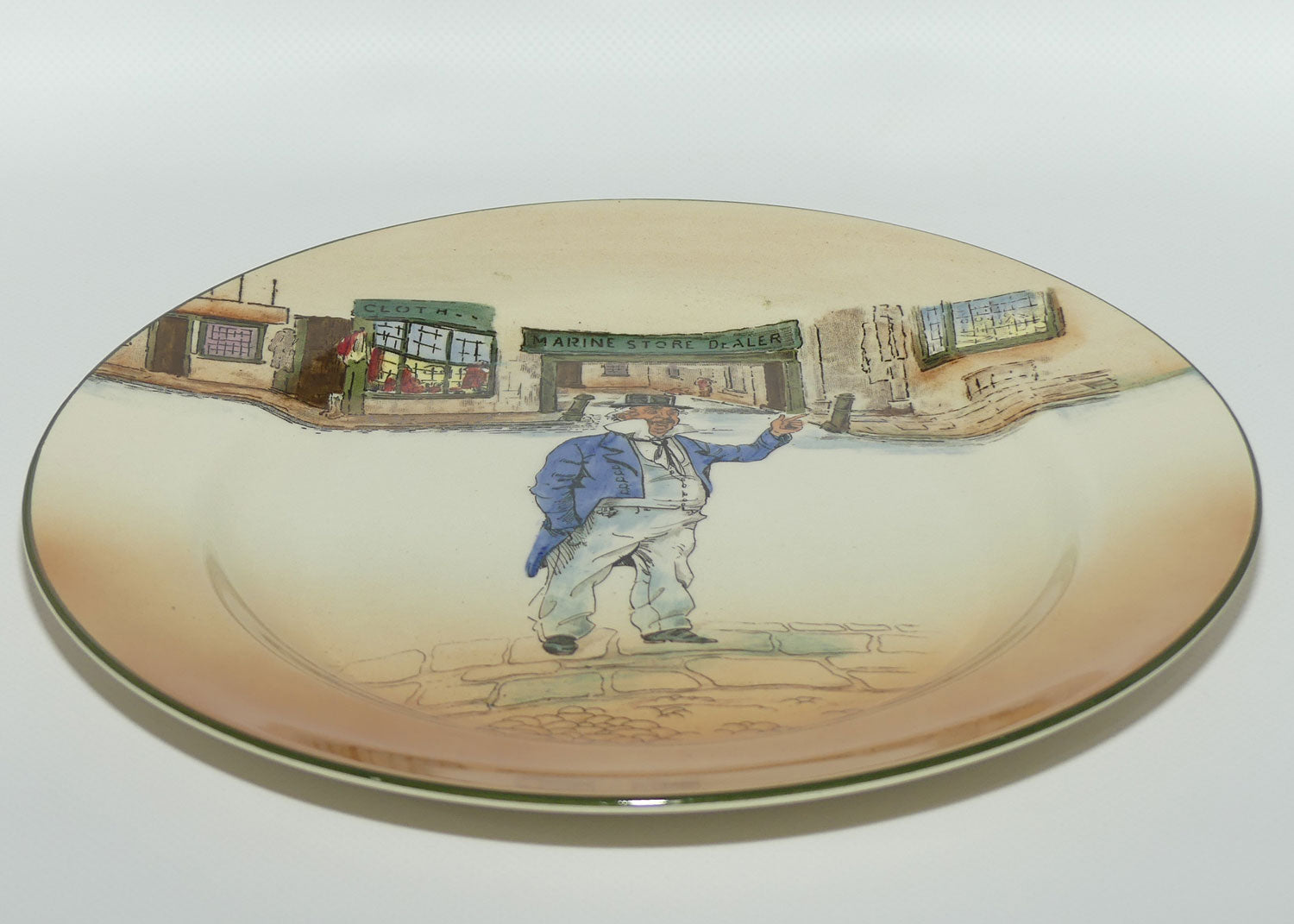 Royal Doulton Dickensware Capn Cuttle plate D2973