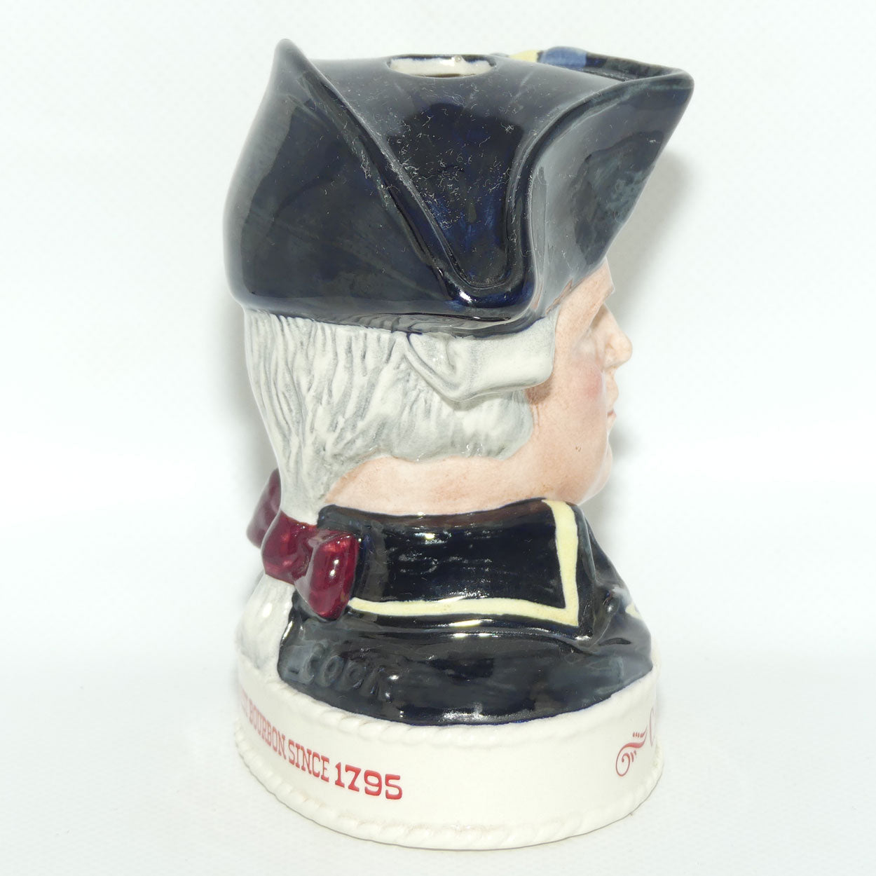 D- Royal Doulton small character jug Captain Cook | Jim Beam LIQUOR CONTAINER