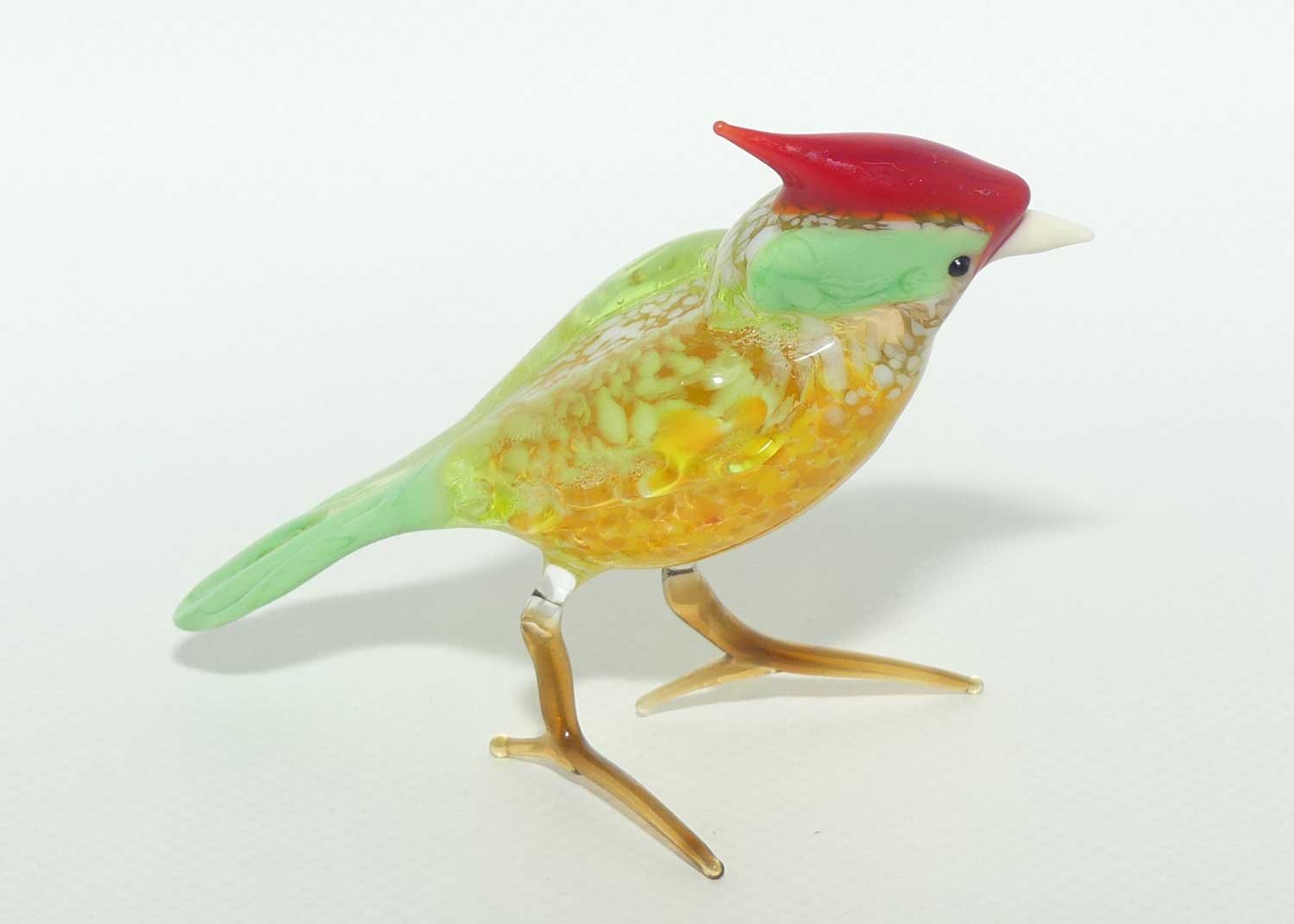 Fine quality Lampwork Murano Glass Cardinal figure