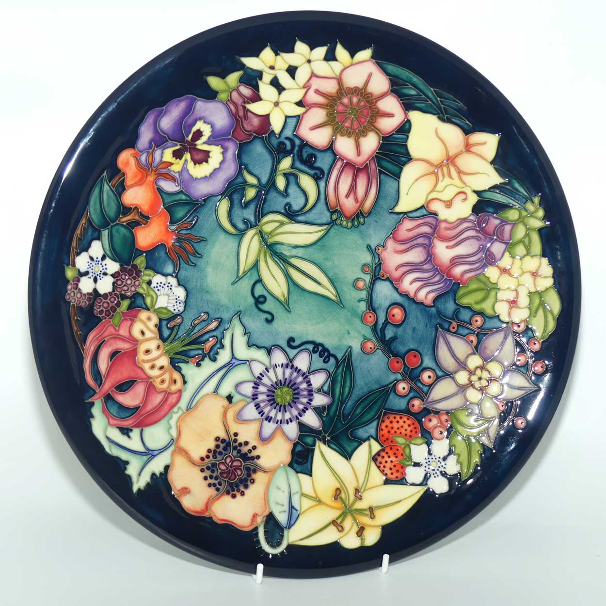 MOORCROFT フラワーベース 2003年 限定223/250 Moorcroft Pottery Carousel vase | Rachel Bishop design