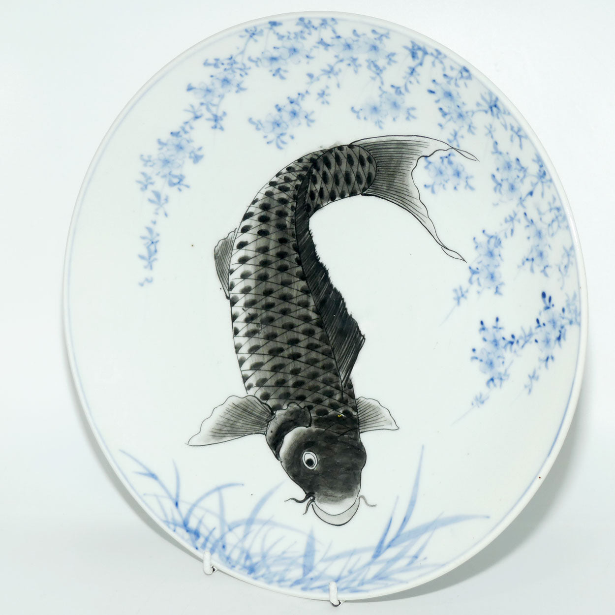 Meiji period fine quality Japanese Carp wall charger