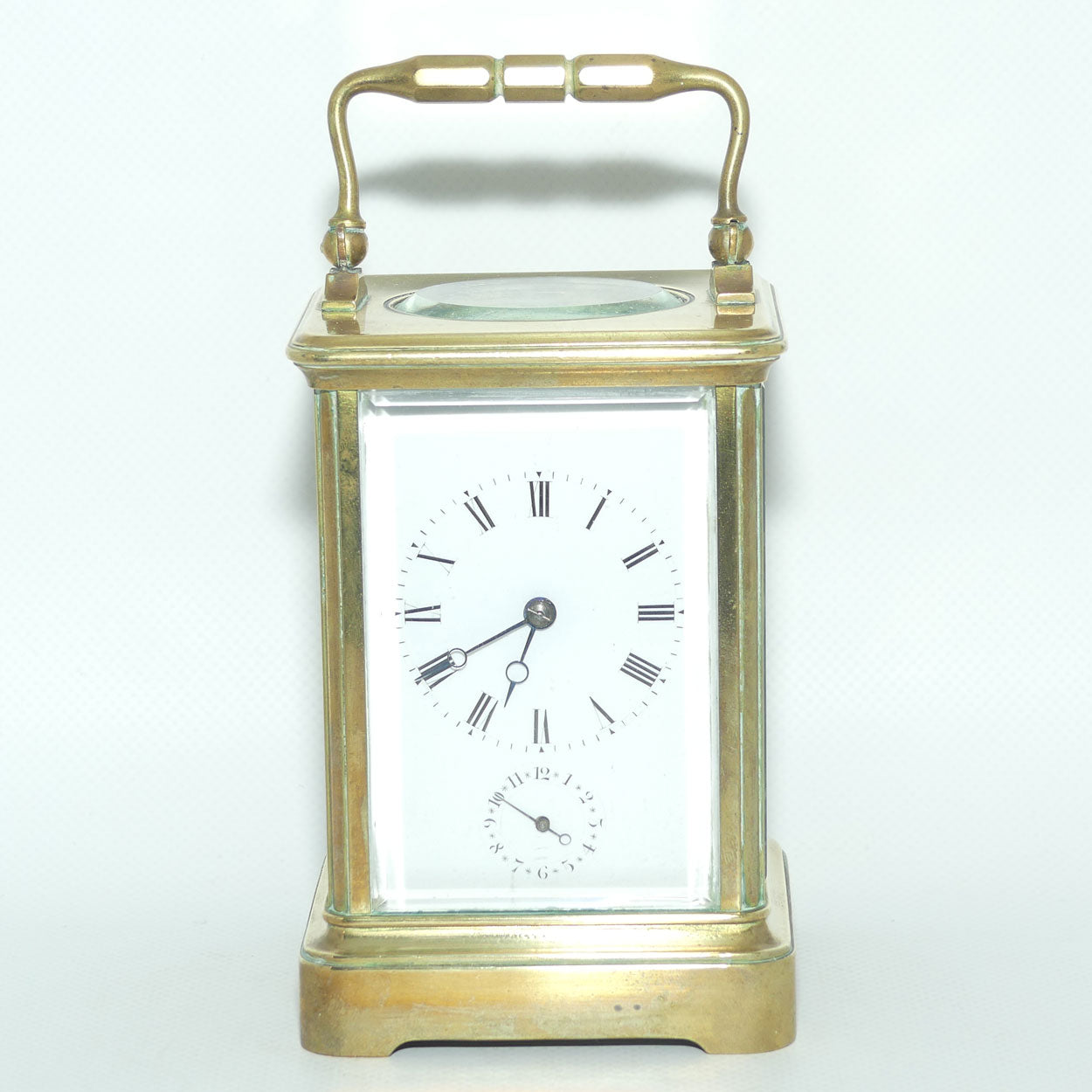 French Brass Carriage Clock with Alarm | circa 1890