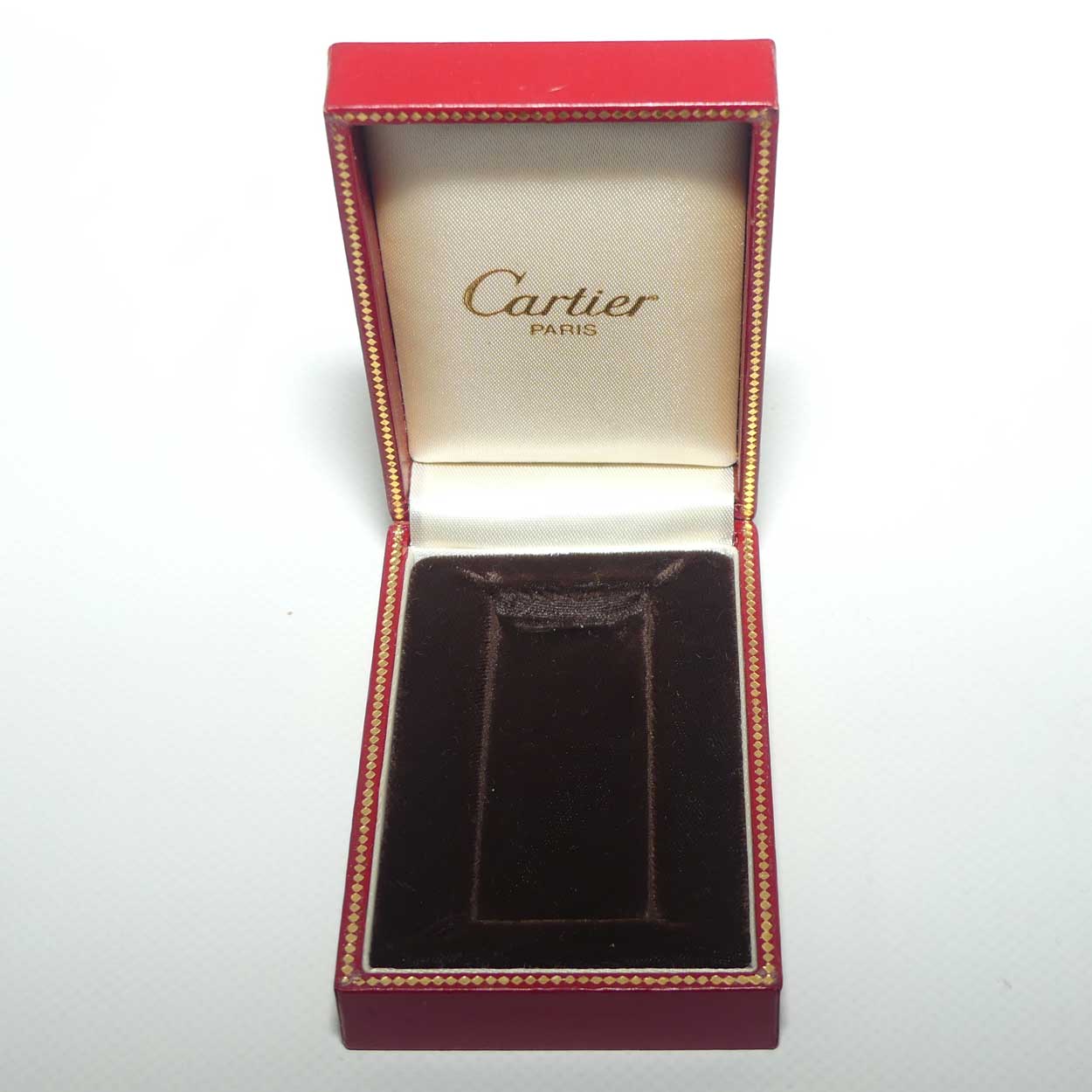 Cartier Paris 18K Gold Plated lighter with original box, instructions and flints
