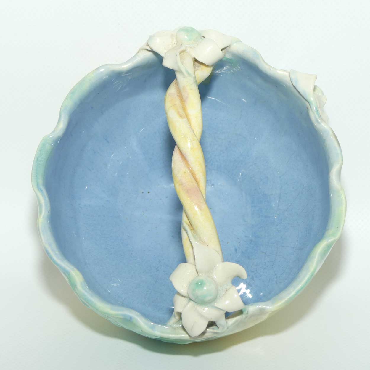 Australian Pottery | John Castle Harris | Flannel Flower basket