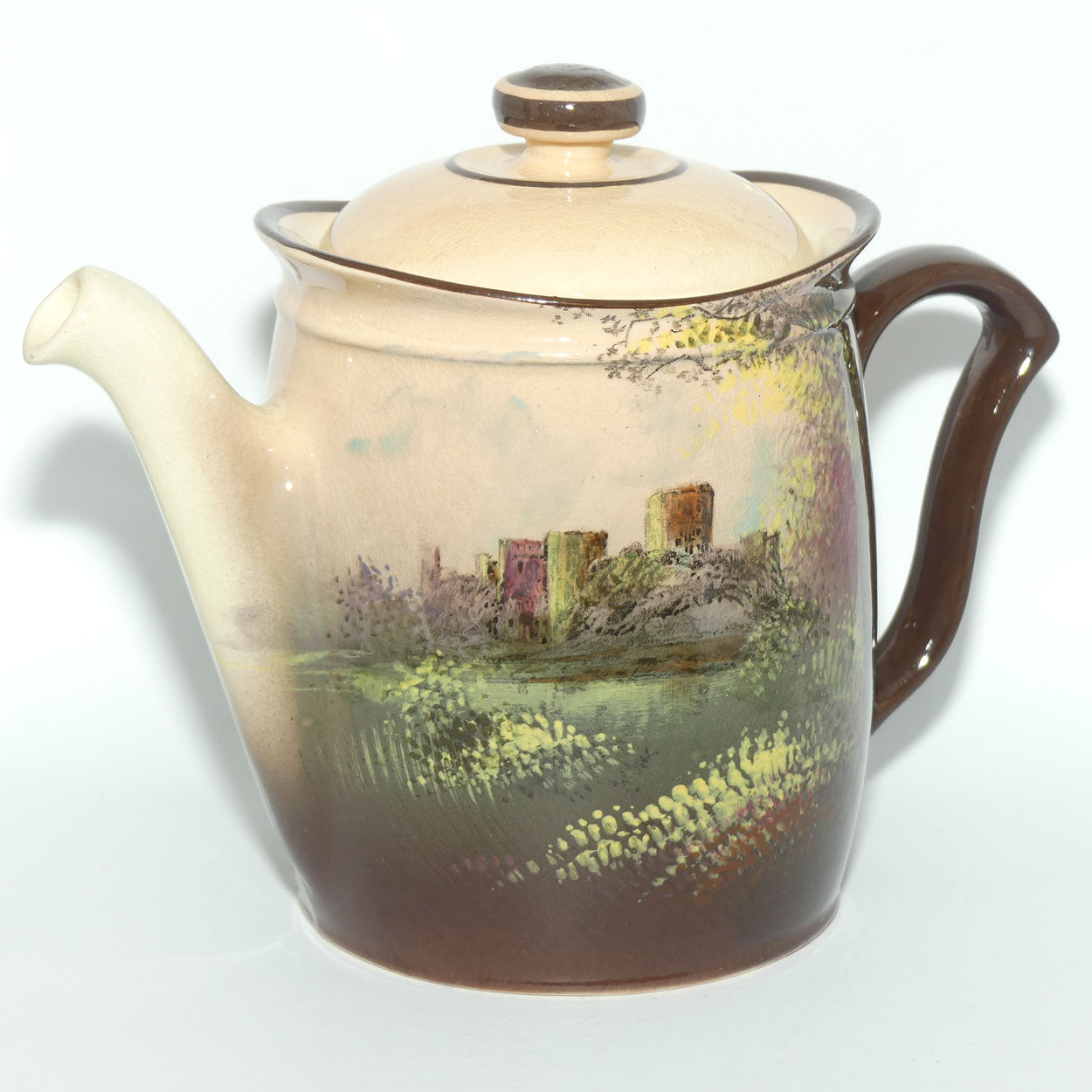 Royal Doulton Castle and Churches 'Pembroke Castle' Westcott teapot D4643