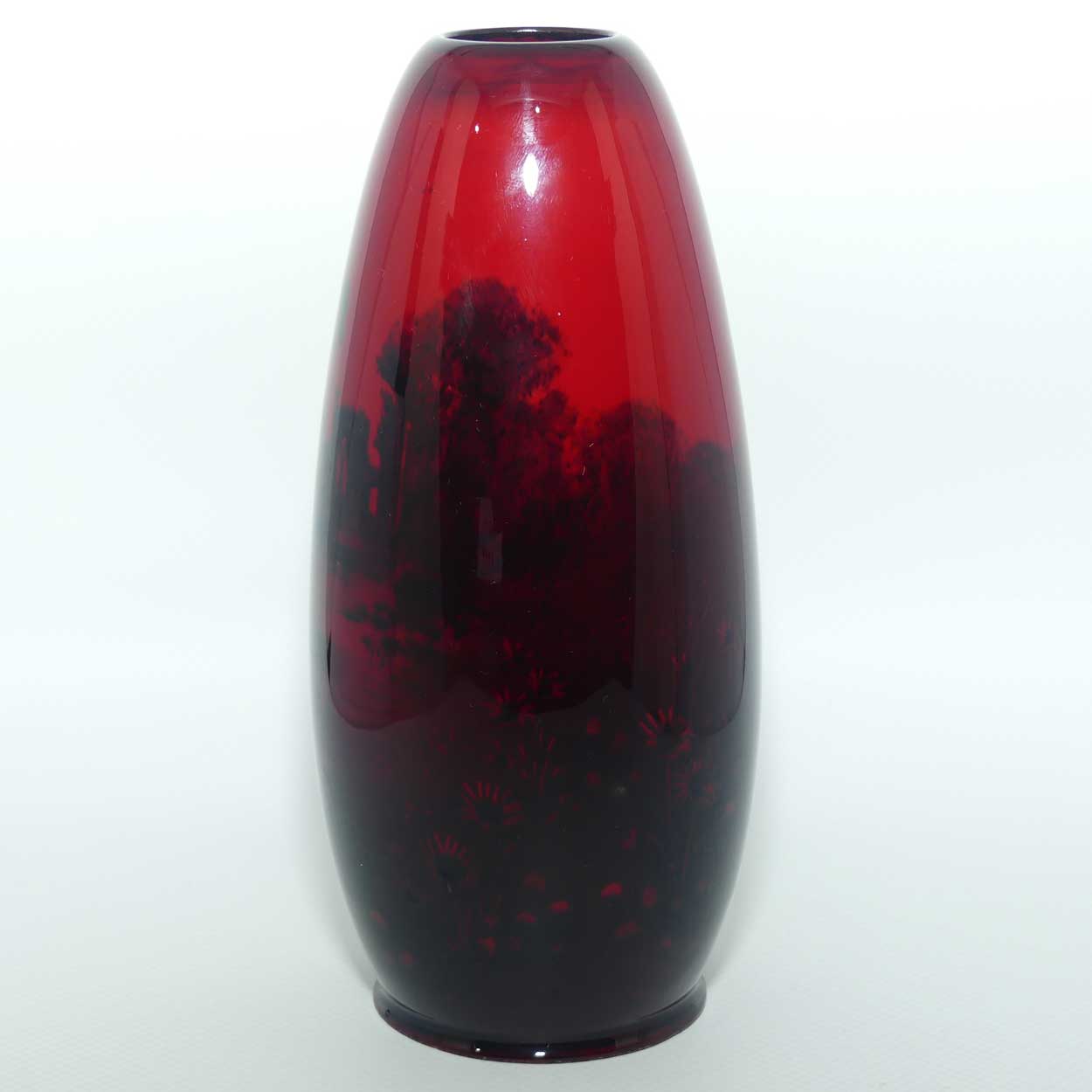 Royal Doulton Flambe English Castles and Daisies vase