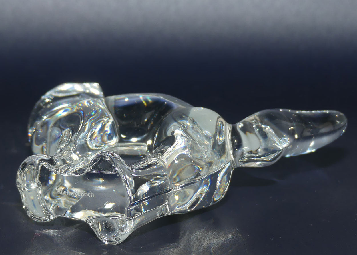 Villeroy and Boch Clear Crystal Cat figure